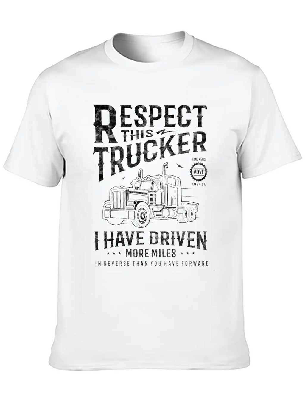 Truck Driver Trucker Stylish Everyday T-Shirt – Unisex Basic Cotton Tee