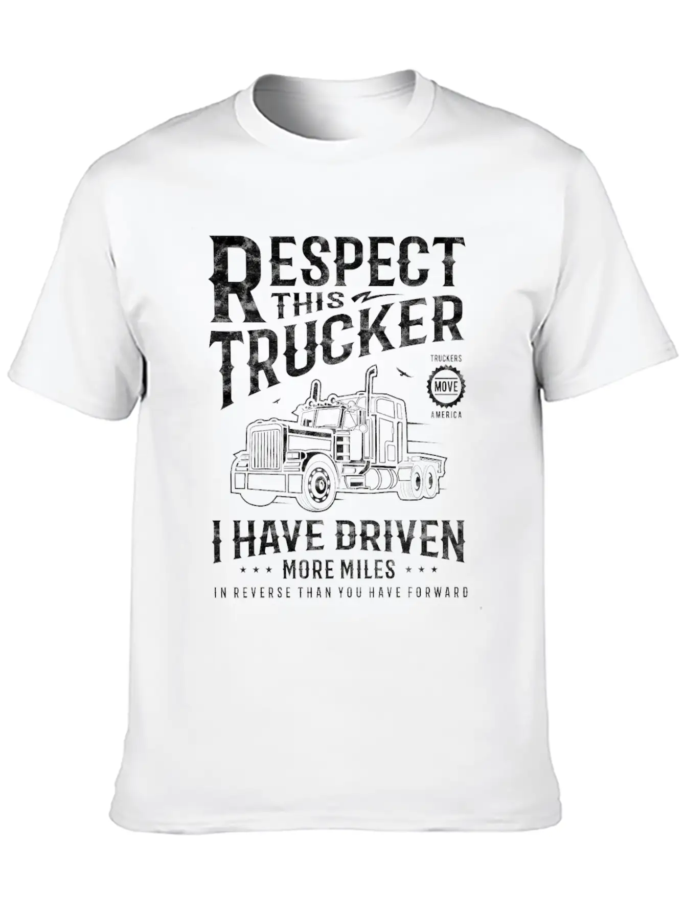 Truck Driver Trucker Stylish Everyday T-Shirt – Unisex Basic Cotton Tee