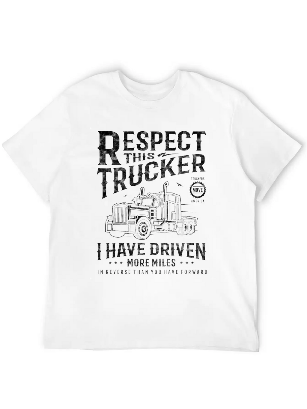Truck Driver Trucker Stylish Everyday T-Shirt – Unisex Basic Cotton Tee