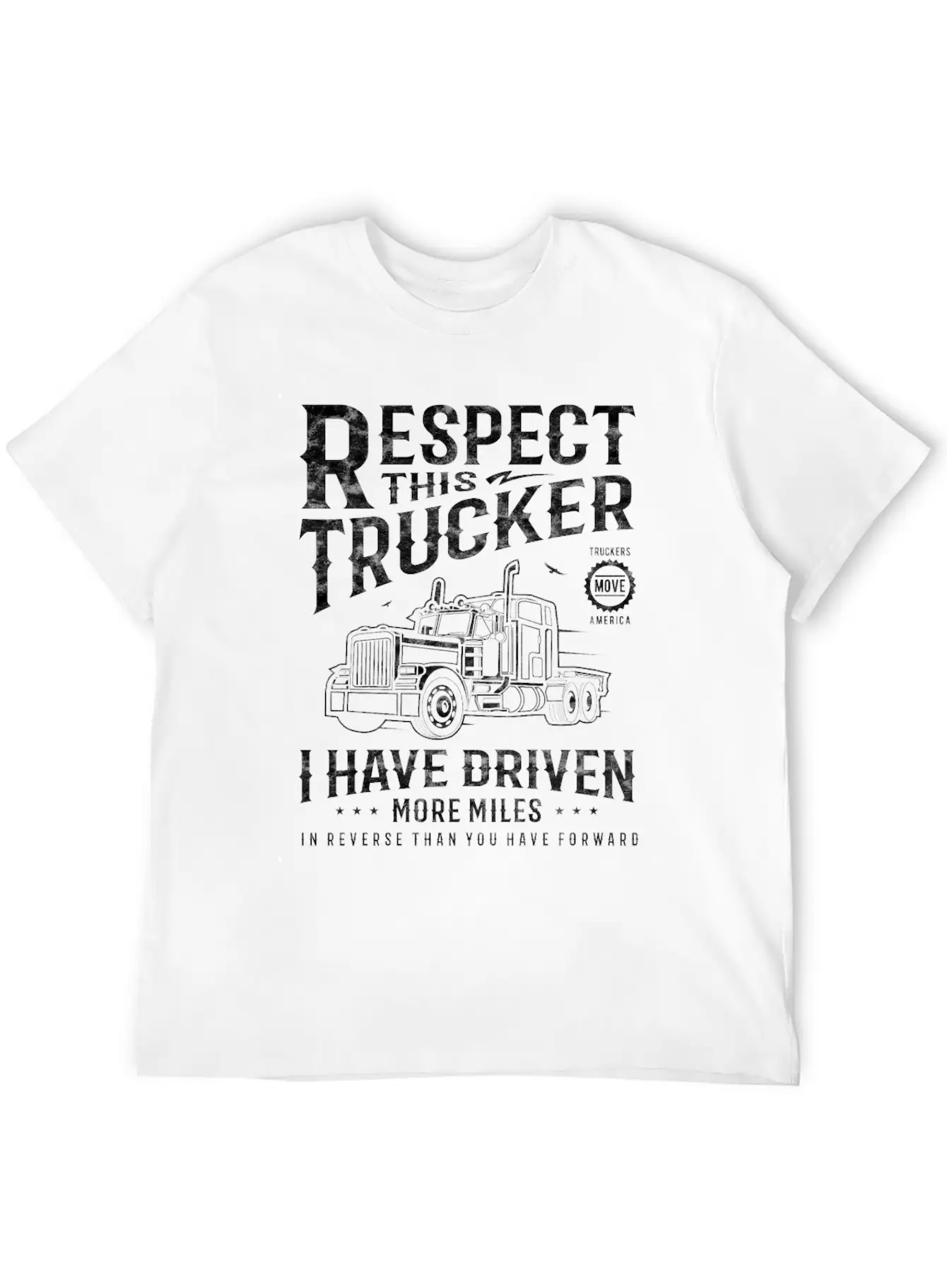 Truck Driver Trucker Stylish Everyday T-Shirt – Unisex Basic Cotton Tee