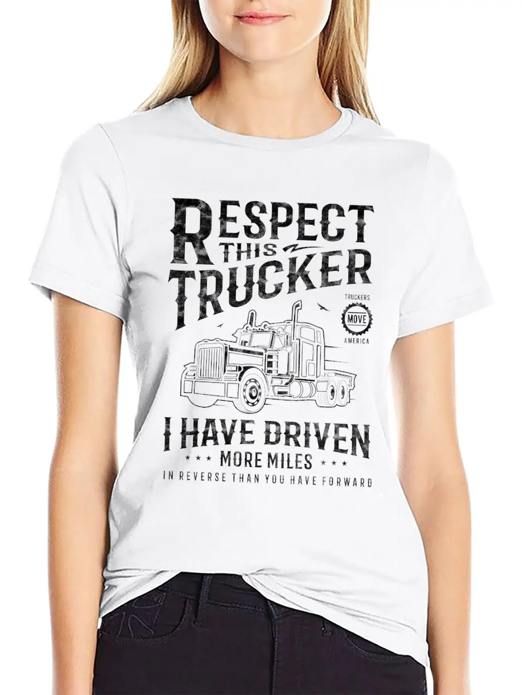 Truck Driver Trucker Stylish Everyday T-Shirt – Unisex Basic Cotton Tee
