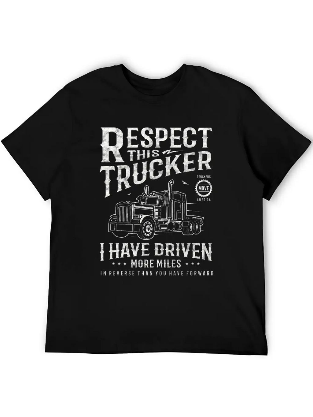 Truck Driver Trucker Stylish Everyday T-Shirt – Unisex Basic Cotton Tee