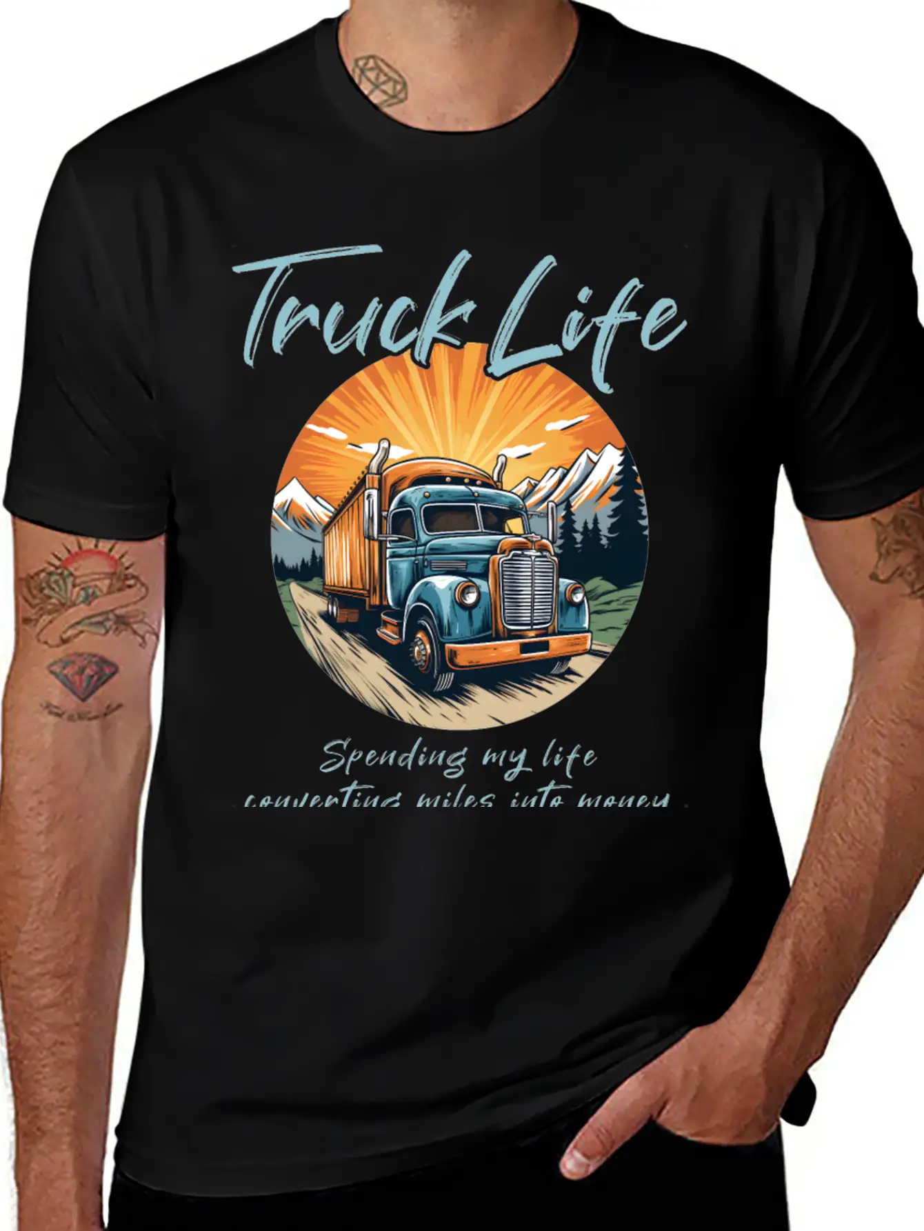 Truck Driver Trucker Unisex Casual T-Shirt – Clean Design For Daily Comfort