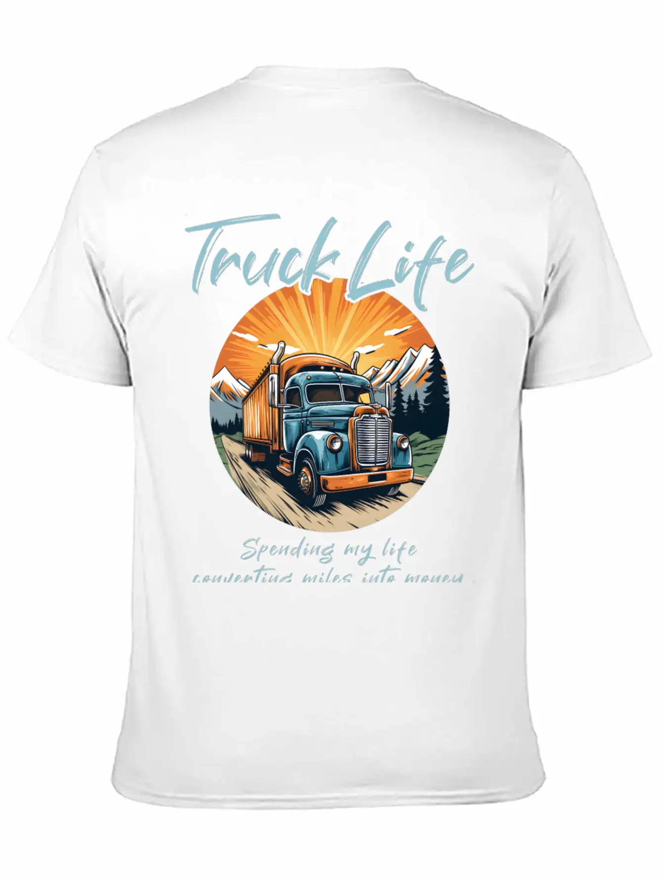 Truck Driver Trucker Unisex Casual T-Shirt – Clean Design For Daily Comfort