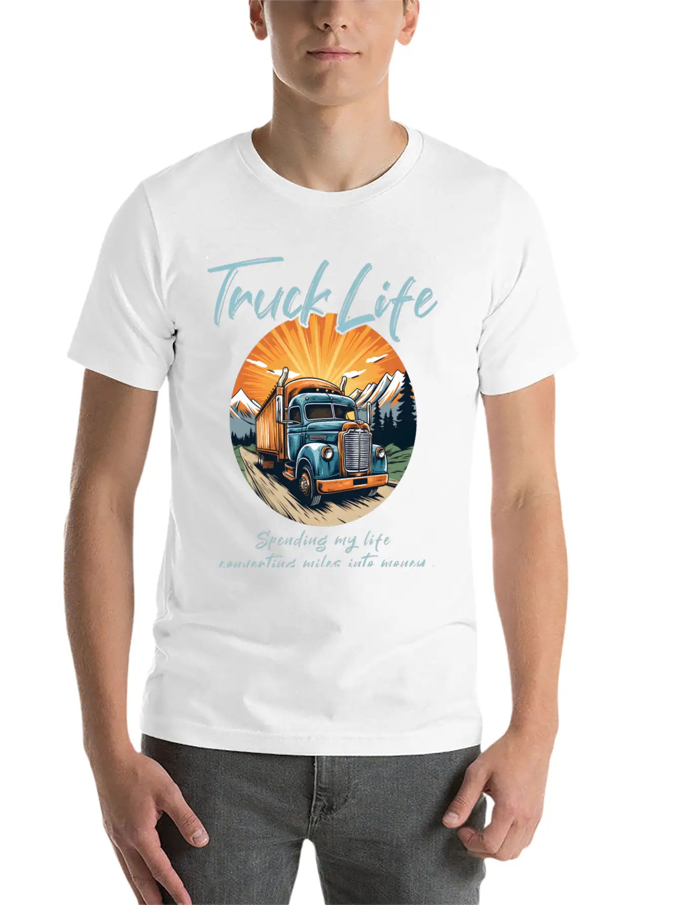 Truck Driver Trucker Unisex Casual T-Shirt – Clean Design For Daily Comfort