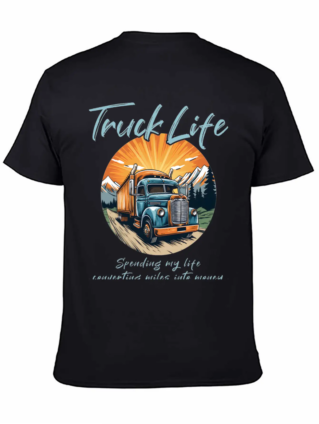Truck Driver Trucker Unisex Casual T-Shirt – Clean Design For Daily Comfort