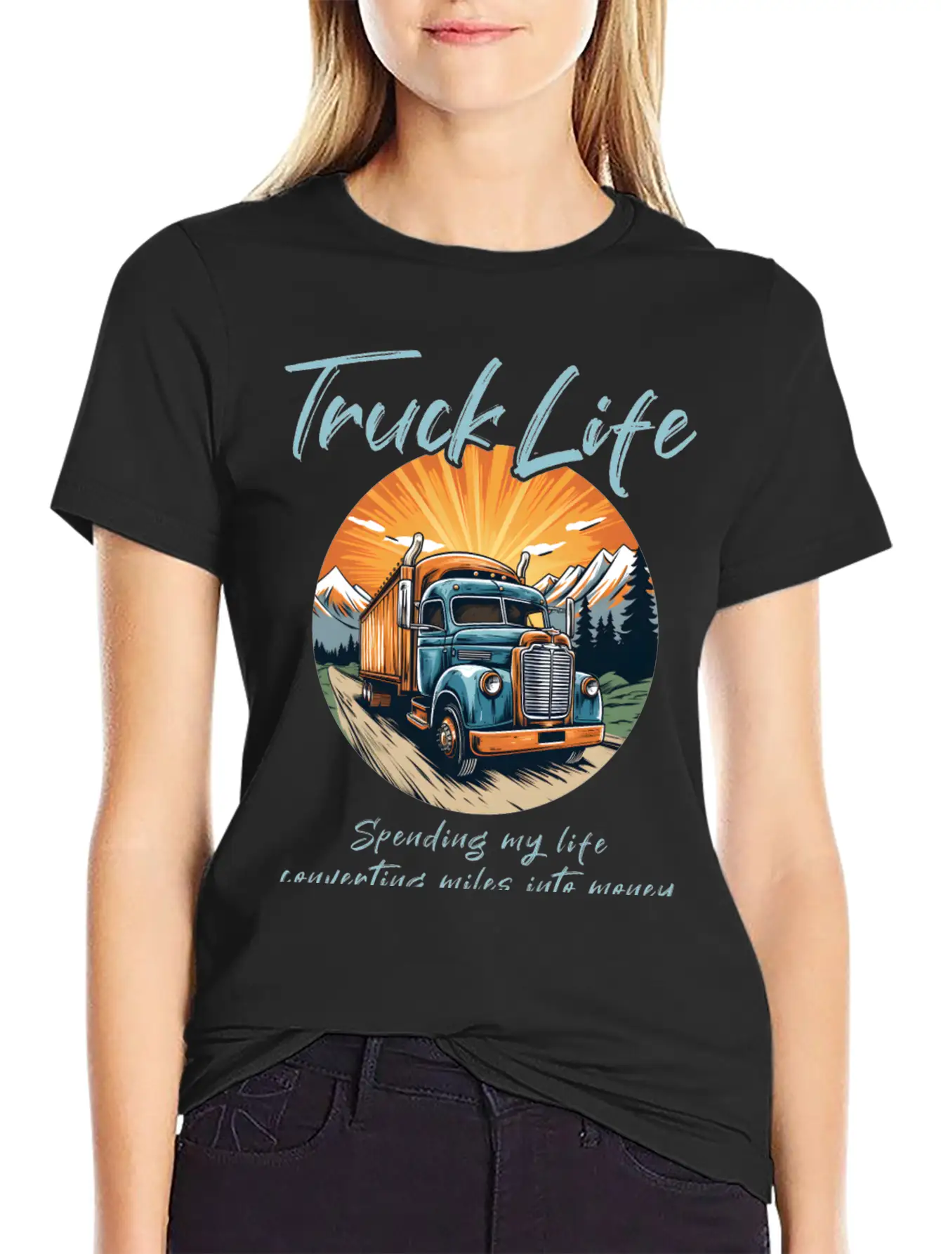 Truck Driver Trucker Unisex Casual T-Shirt – Clean Design For Daily Comfort