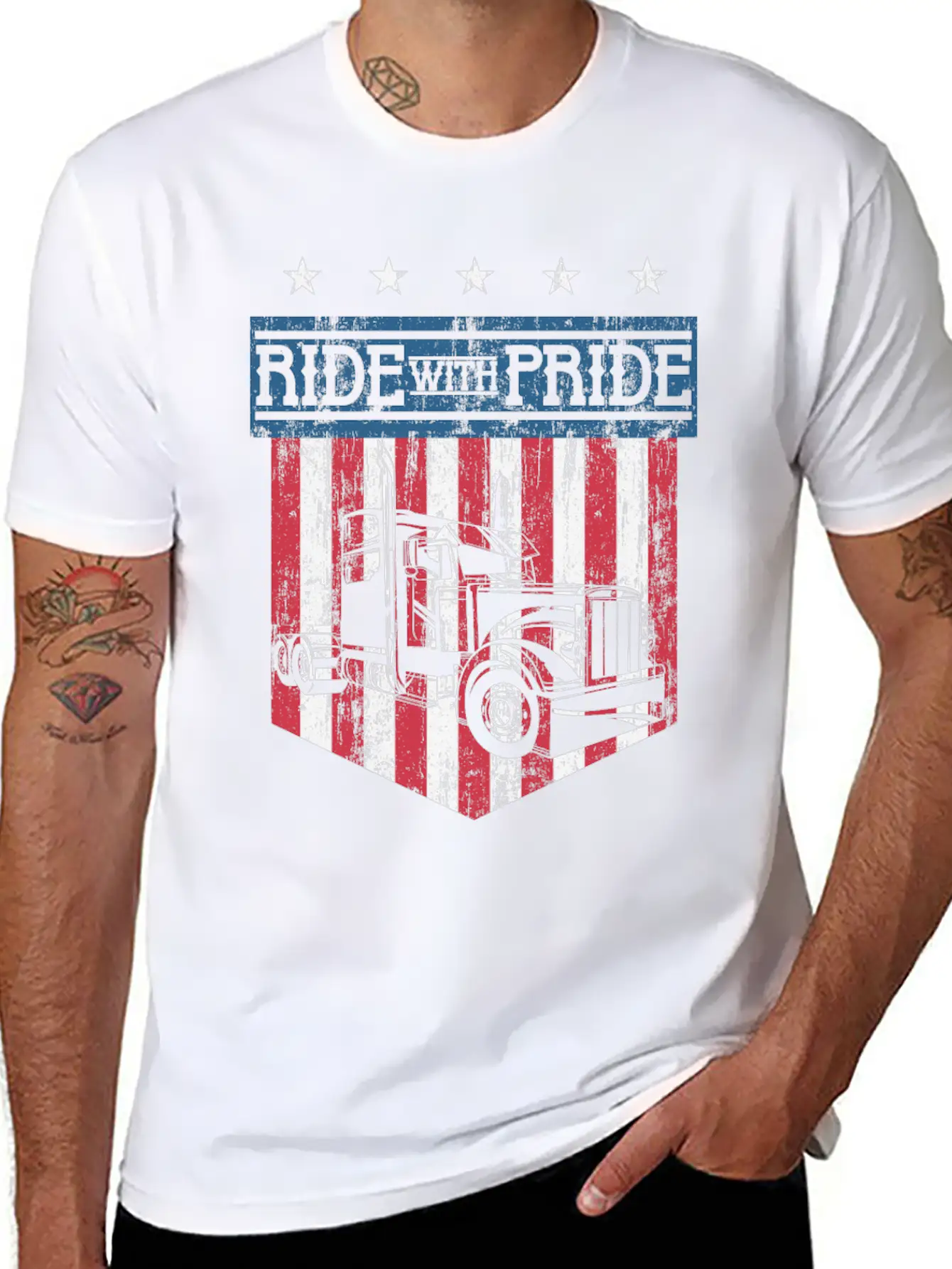 Truck Driver Trucking Trucker Breathable Soft Cotton T-Shirt – Timeless Casual Look