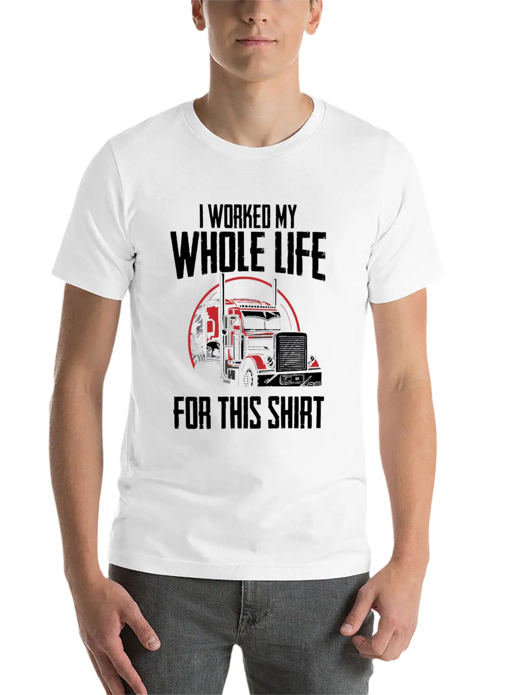 Truck Driver Trucking Trucker Unisex Short Sleeve Soft Cotton T-Shirt – Casual Everyday Wear
