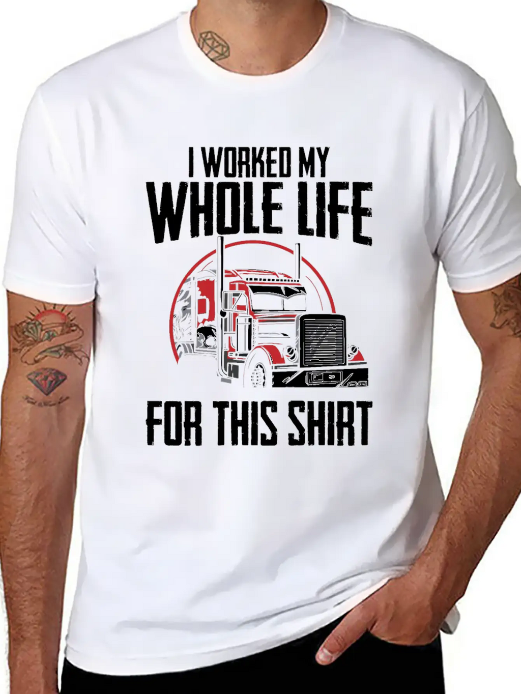 Truck Driver Trucking Trucker Unisex Short Sleeve Soft Cotton T-Shirt – Casual Everyday Wear