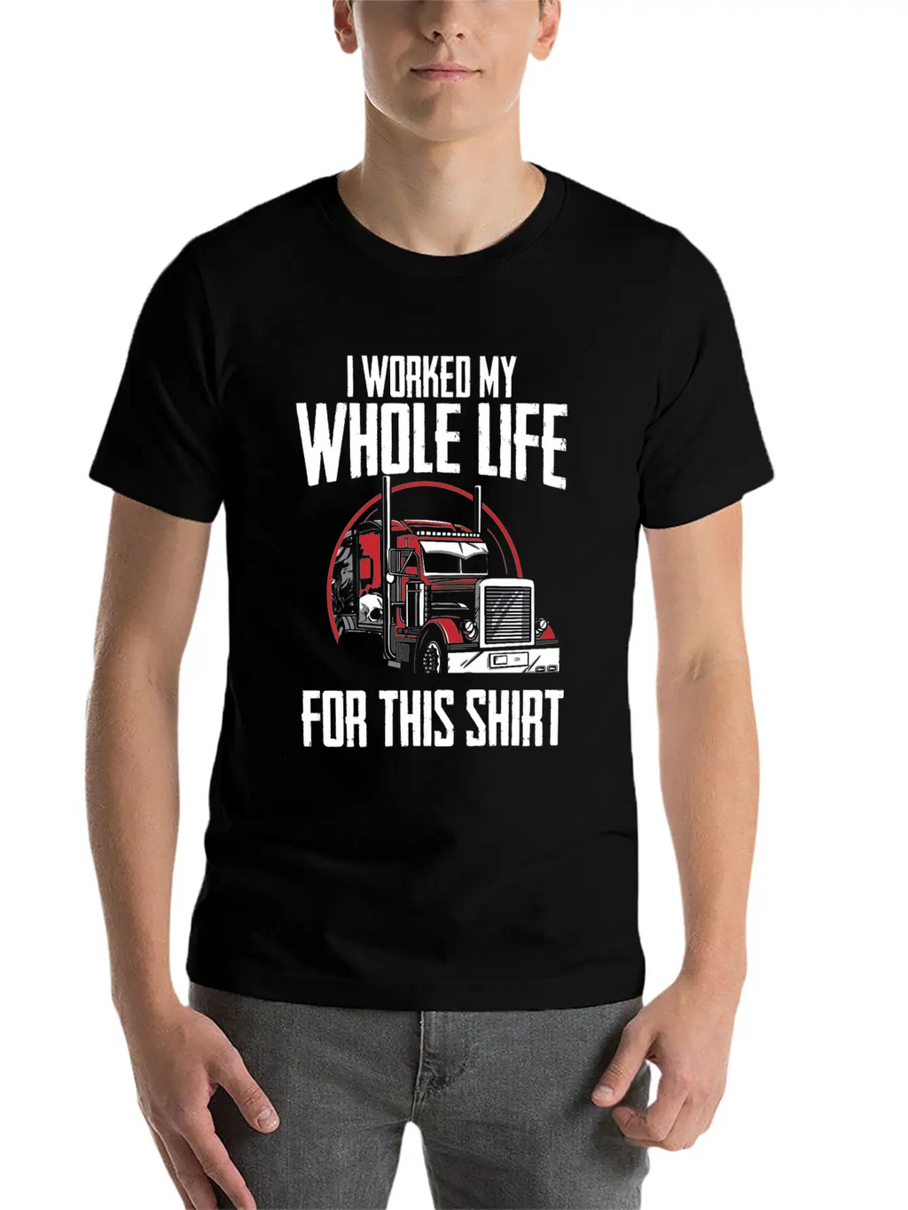 Truck Driver Trucking Trucker Unisex Short Sleeve Soft Cotton T-Shirt – Casual Everyday Wear