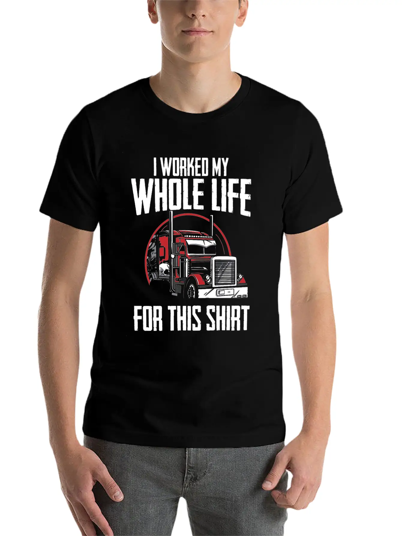 Truck Driver Trucking Trucker Unisex Short Sleeve Soft Cotton T-Shirt – Casual Everyday Wear