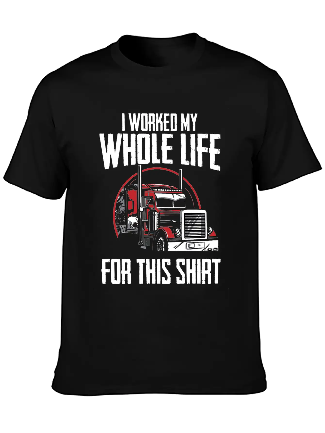 Truck Driver Trucking Trucker Unisex Short Sleeve Soft Cotton T-Shirt – Casual Everyday Wear