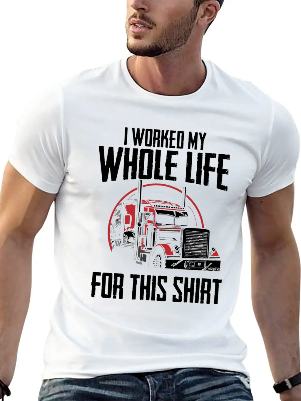 Truck Driver Trucking Trucker Unisex Short Sleeve Soft Cotton T-Shirt – Casual Everyday Wear