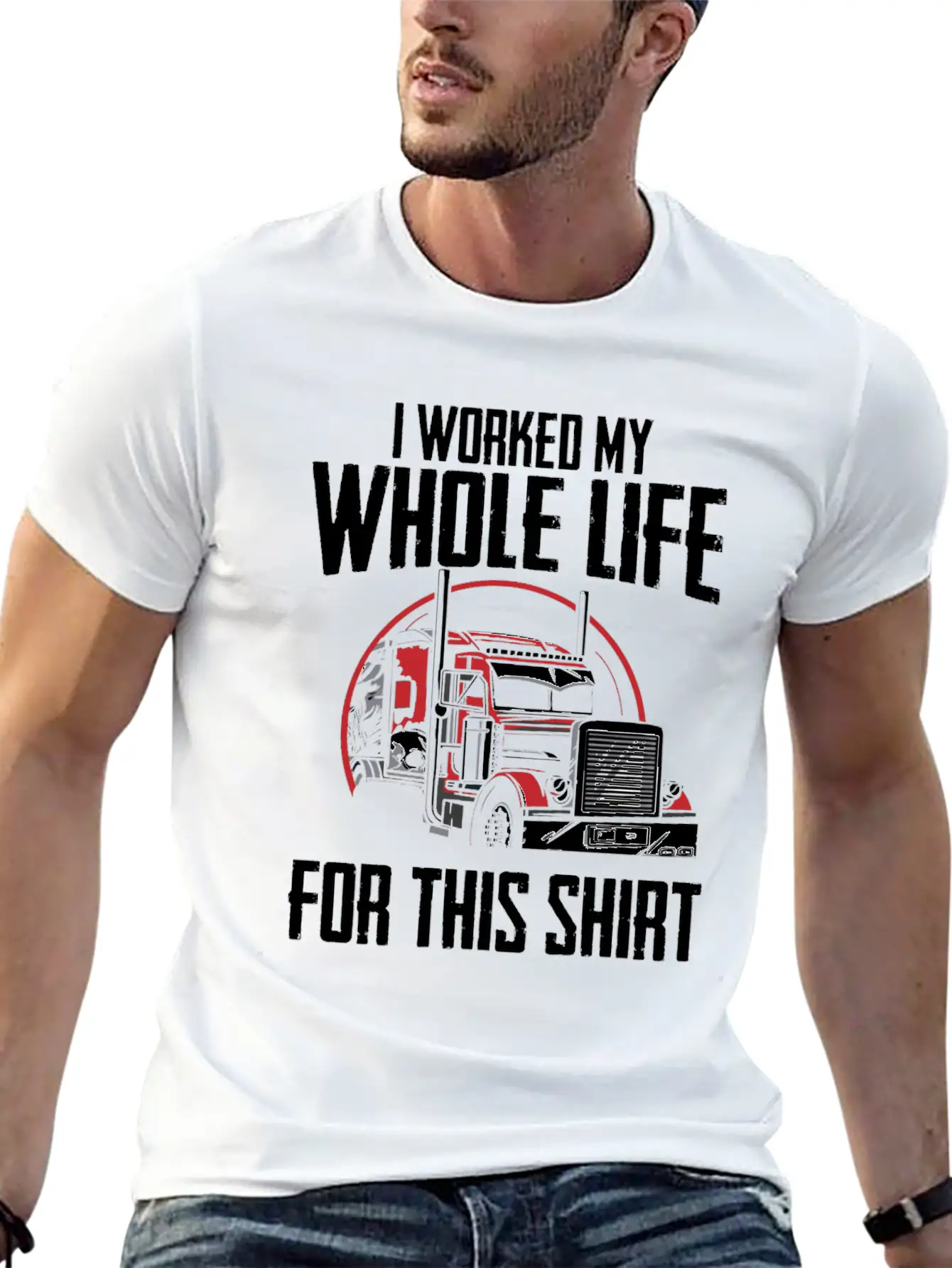 Truck Driver Trucking Trucker Unisex Short Sleeve Soft Cotton T-Shirt – Casual Everyday Wear