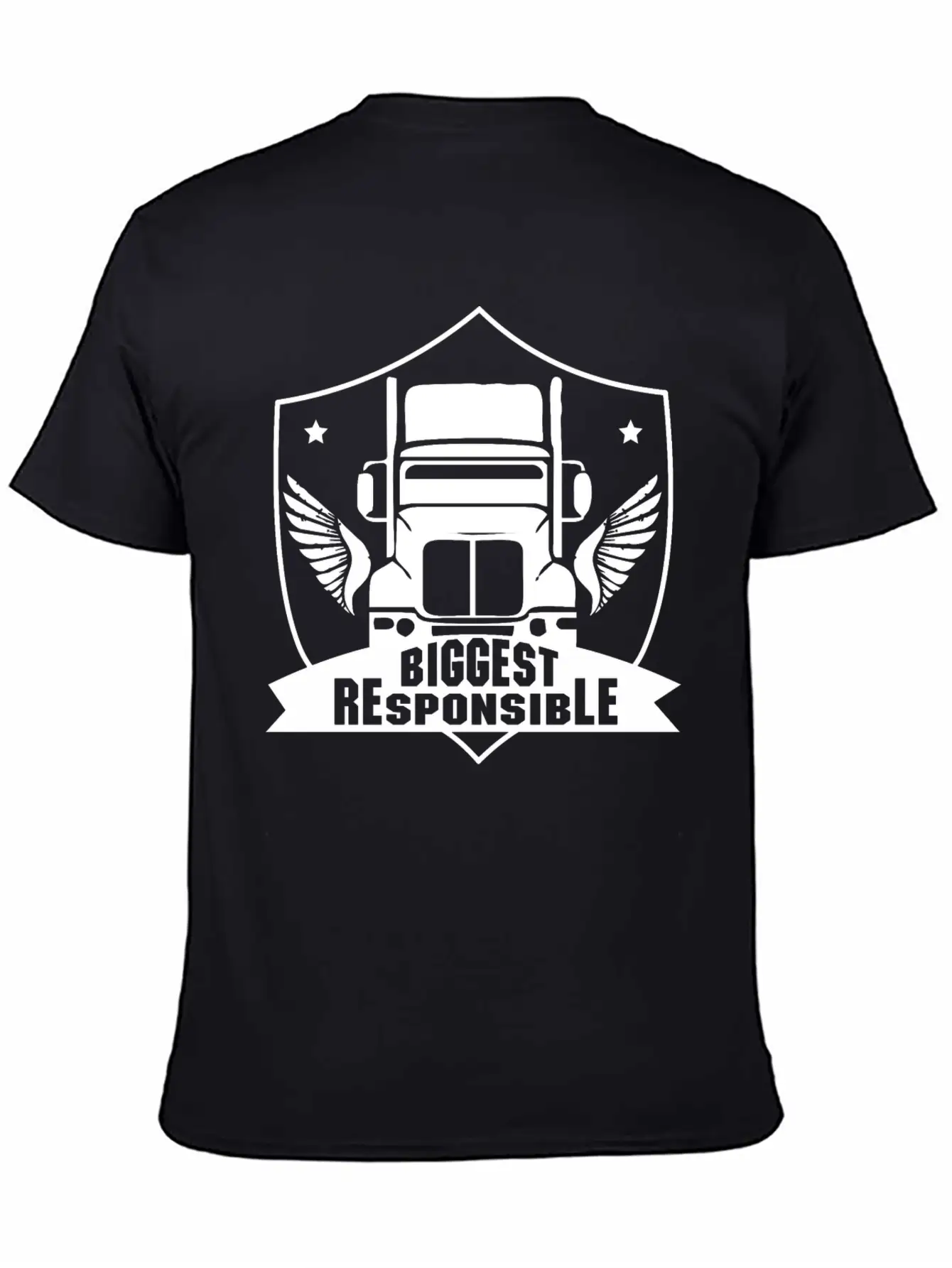 Truck Driver Unisex Short Sleeve Soft Cotton T-Shirt – Casual Everyday Wear