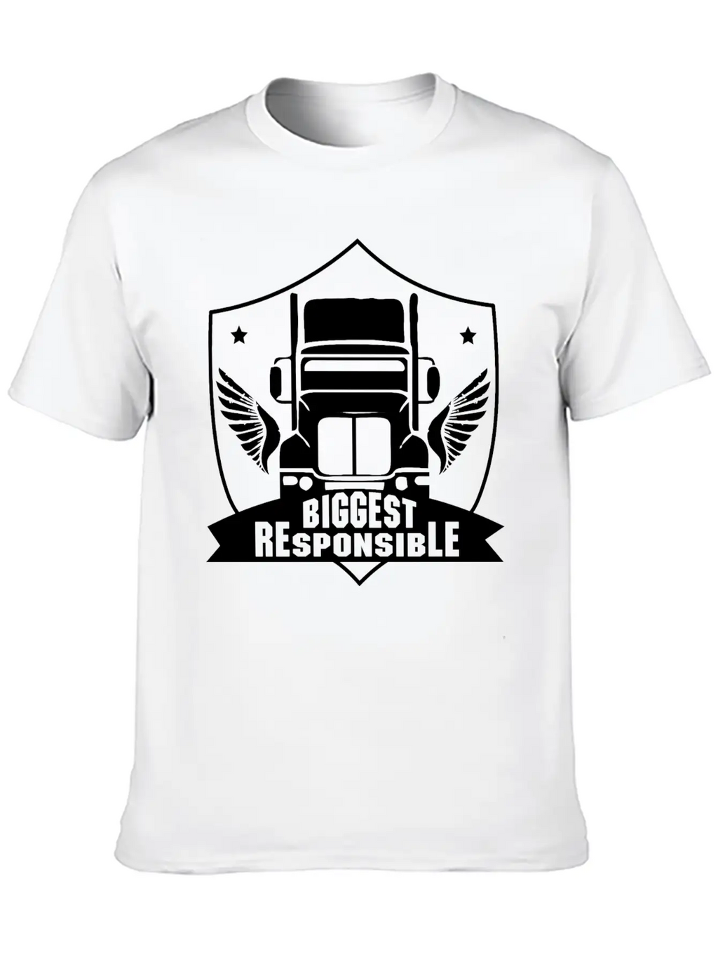Truck Driver Unisex Short Sleeve Soft Cotton T-Shirt – Casual Everyday Wear