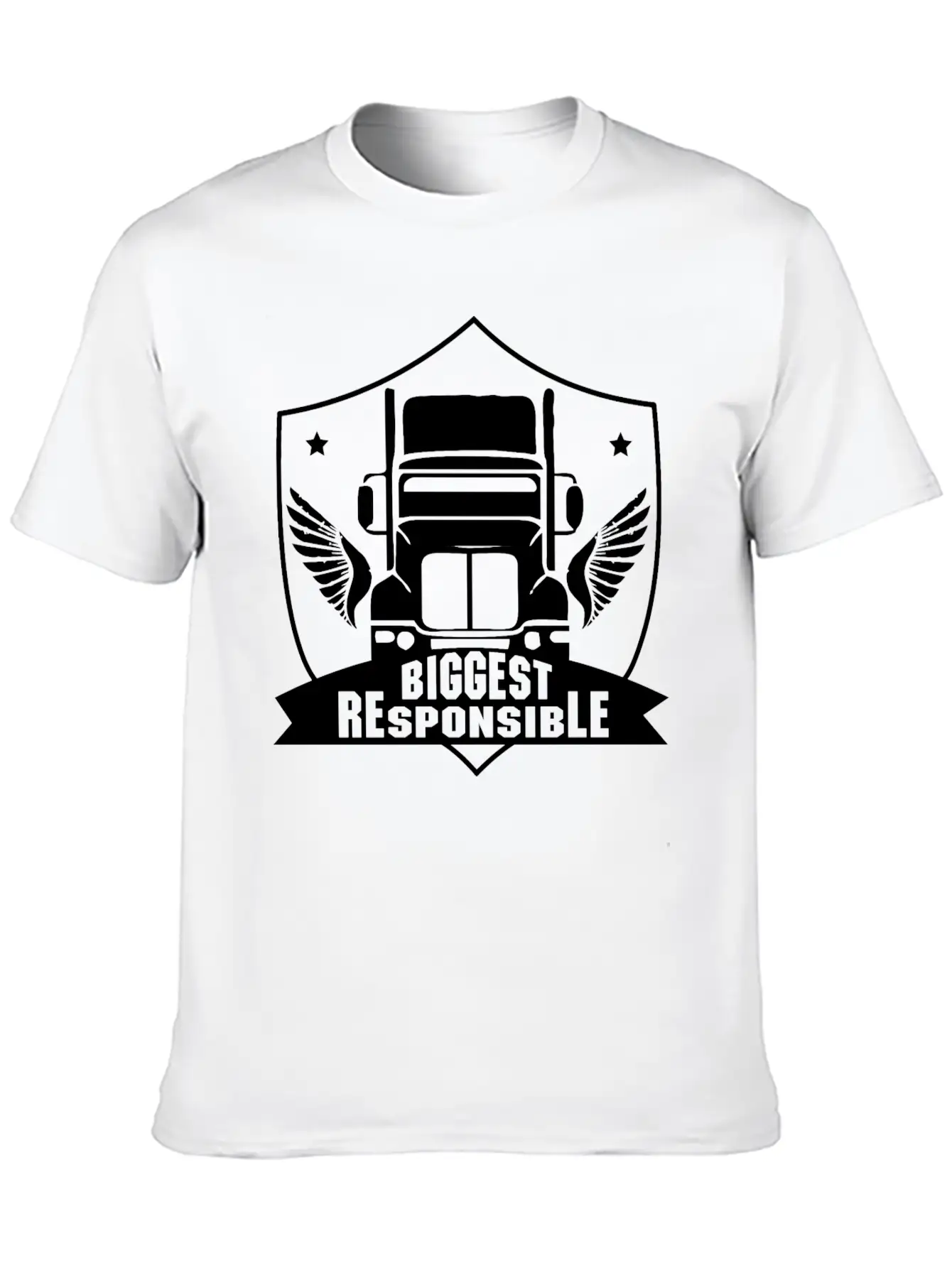 Truck Driver Unisex Short Sleeve Soft Cotton T-Shirt – Casual Everyday Wear