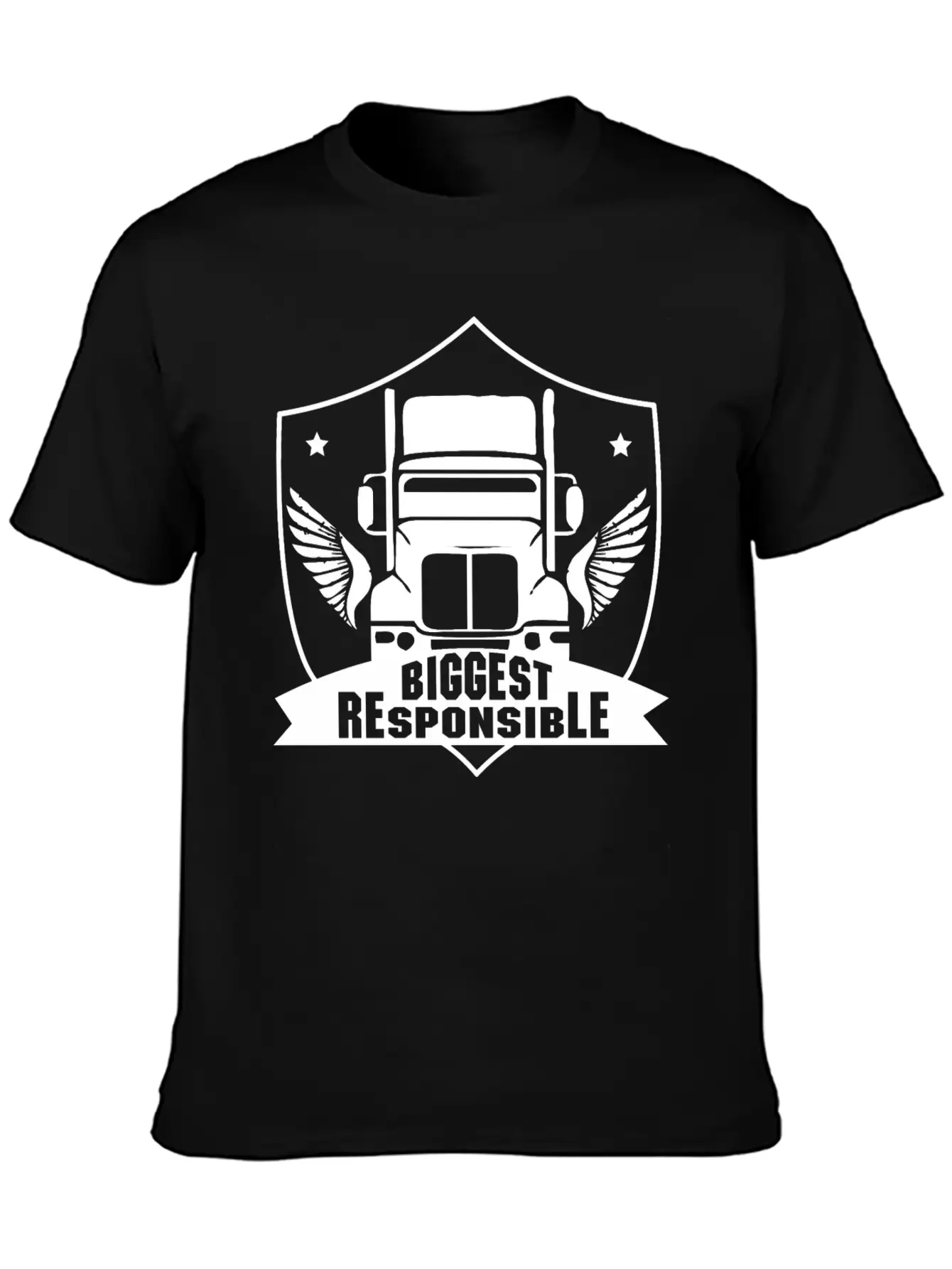 Truck Driver Unisex Short Sleeve Soft Cotton T-Shirt – Casual Everyday Wear