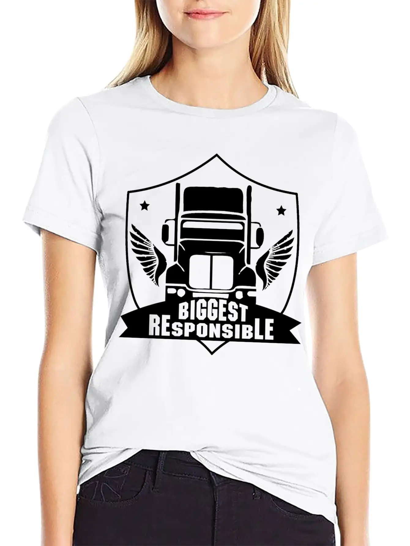 Truck Driver Unisex Short Sleeve Soft Cotton T-Shirt – Casual Everyday Wear