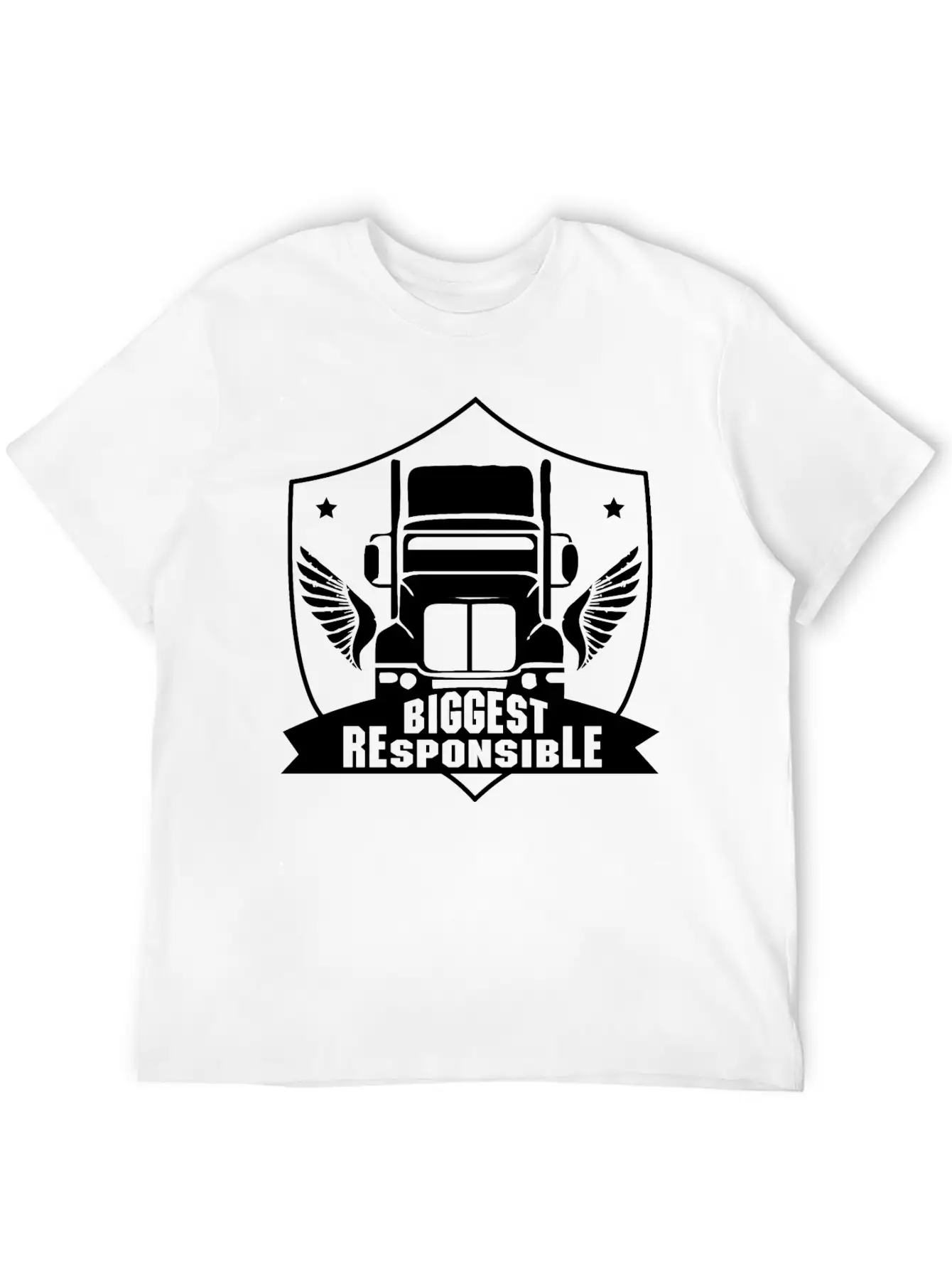 Truck Driver Unisex Short Sleeve Soft Cotton T-Shirt – Casual Everyday Wear
