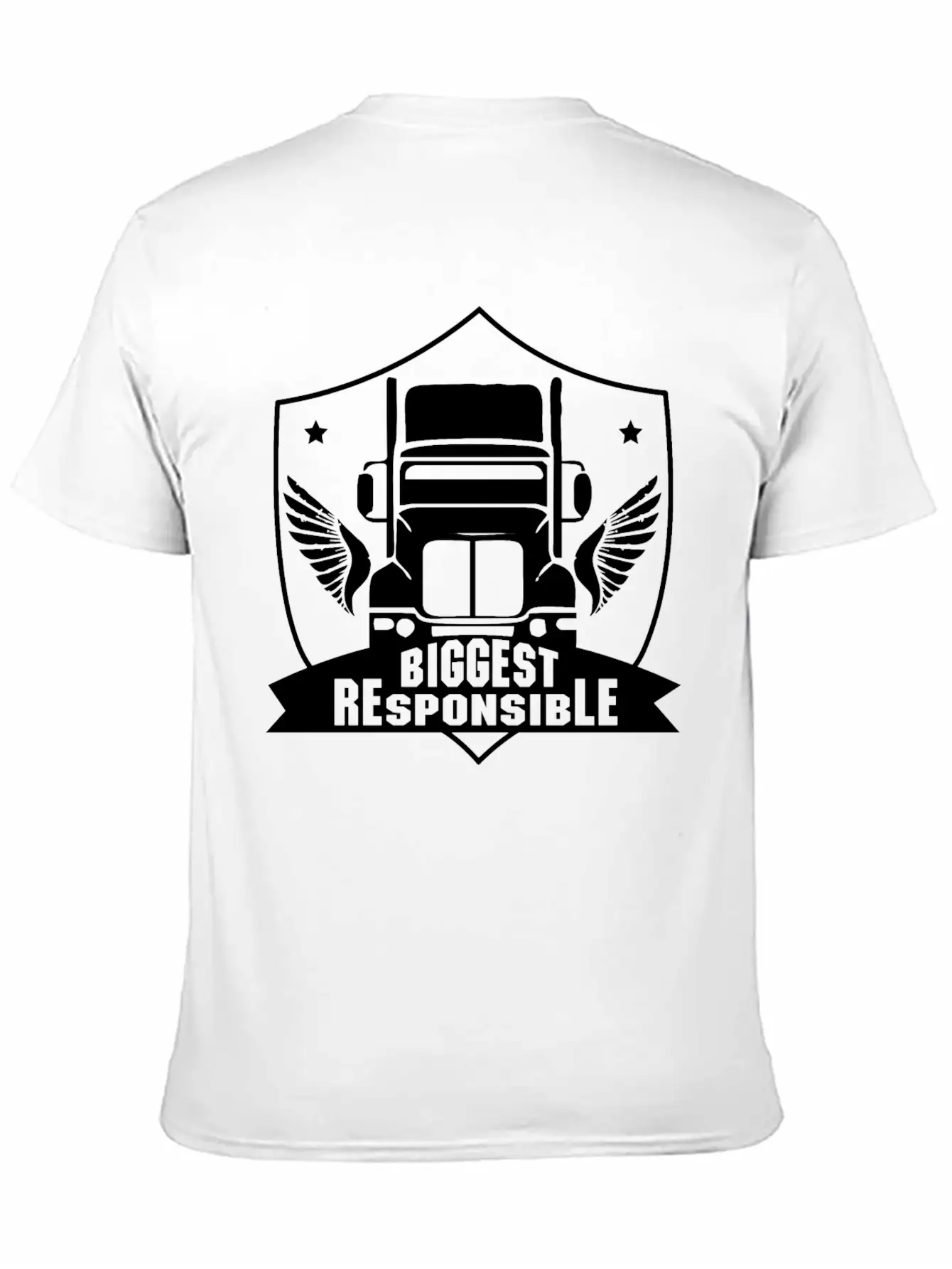 Truck Driver Unisex Short Sleeve Soft Cotton T-Shirt – Casual Everyday Wear