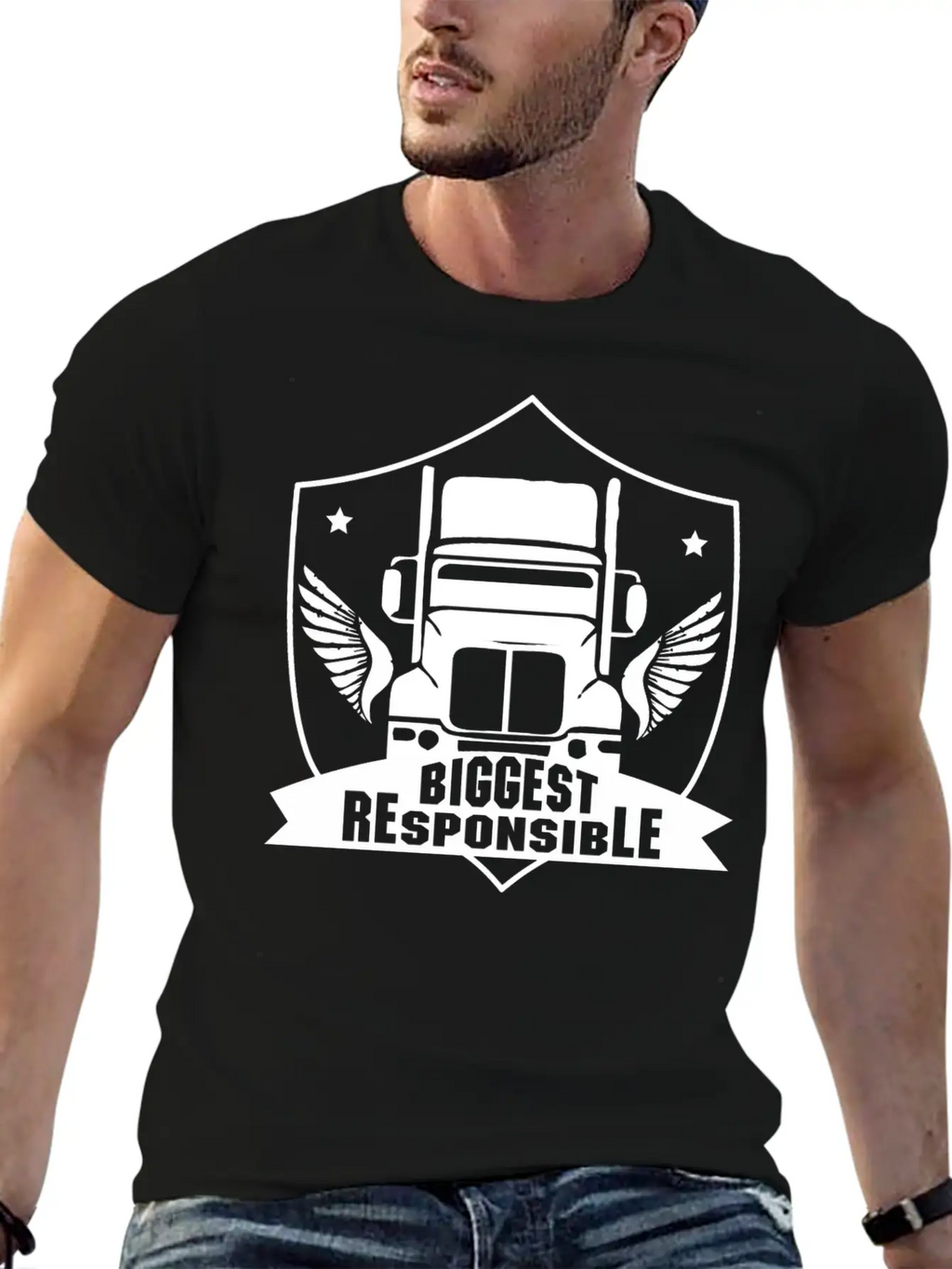 Truck Driver Unisex Short Sleeve Soft Cotton T-Shirt – Casual Everyday Wear