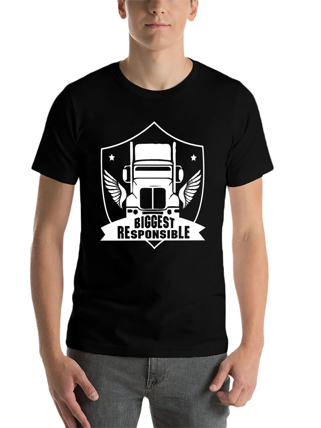 Truck Driver Unisex Short Sleeve Soft Cotton T-Shirt – Casual Everyday Wear