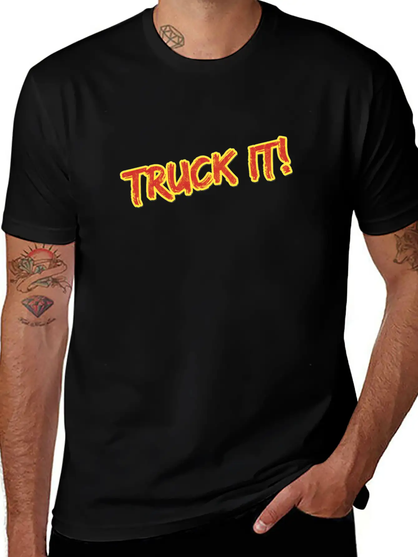 Truck It Cap Classic Fit Graphic Tee For Daily Comfort – Unisex Cotton Shirt