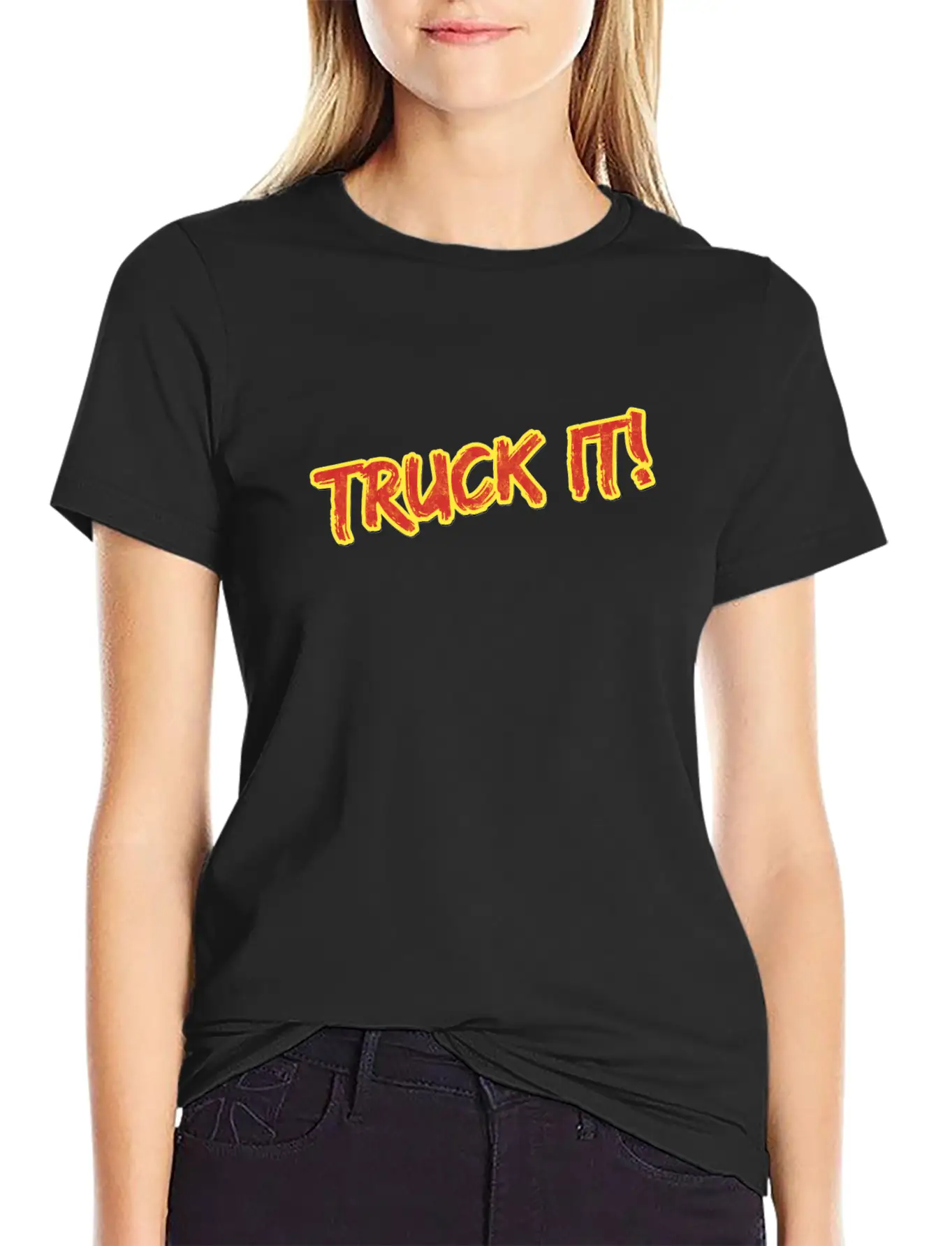 Truck It Cap Classic Fit Graphic Tee For Daily Comfort – Unisex Cotton Shirt