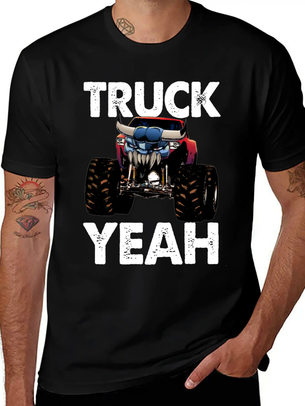 Truck Yeah Essential Cotton Tee For Daily Outfits – Unisex Style