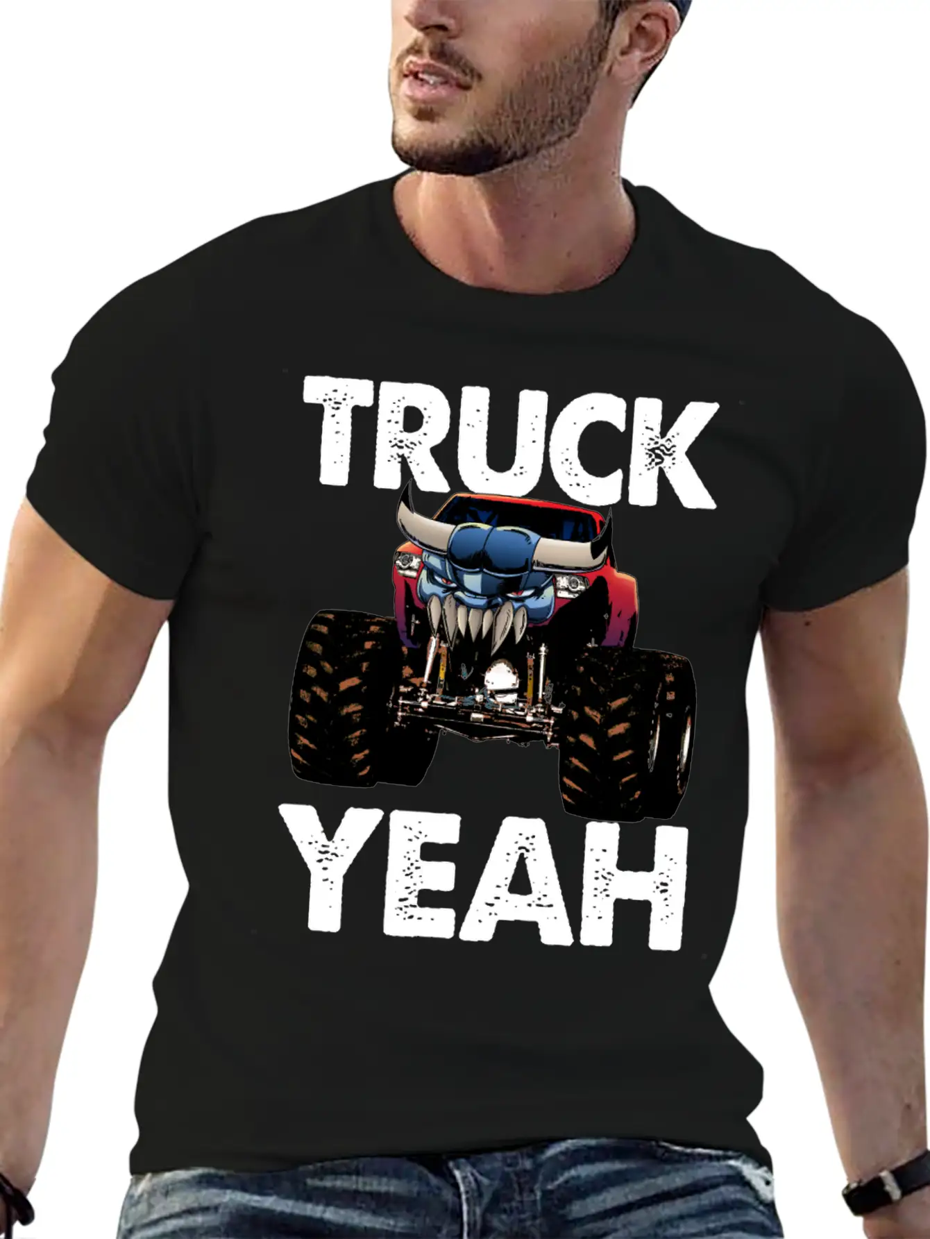 Truck Yeah Essential Cotton Tee For Daily Outfits – Unisex Style