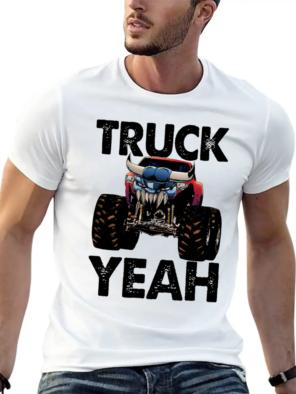 Truck Yeah Essential Cotton Tee For Daily Outfits – Unisex Style