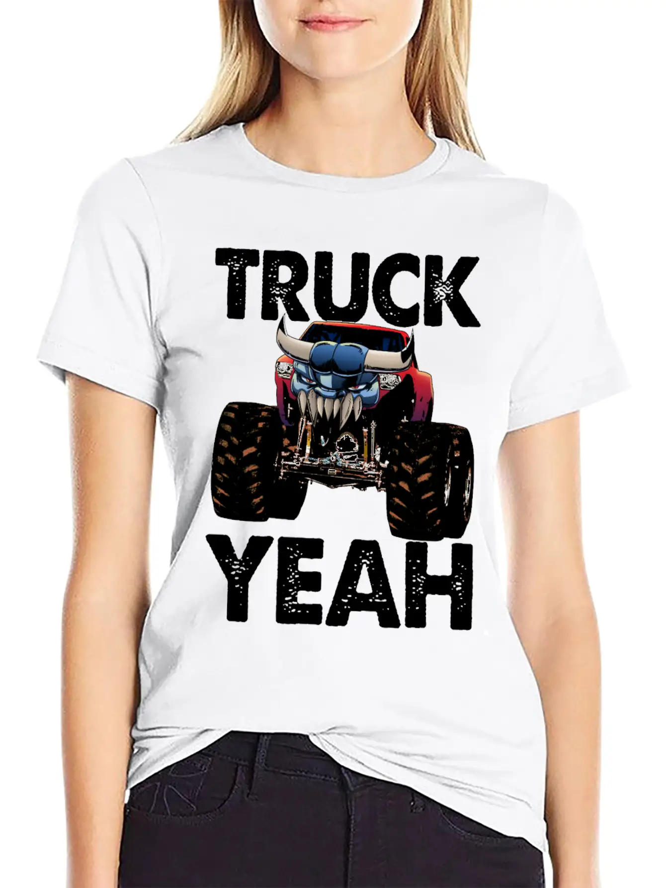 Truck Yeah Essential Cotton Tee For Daily Outfits – Unisex Style