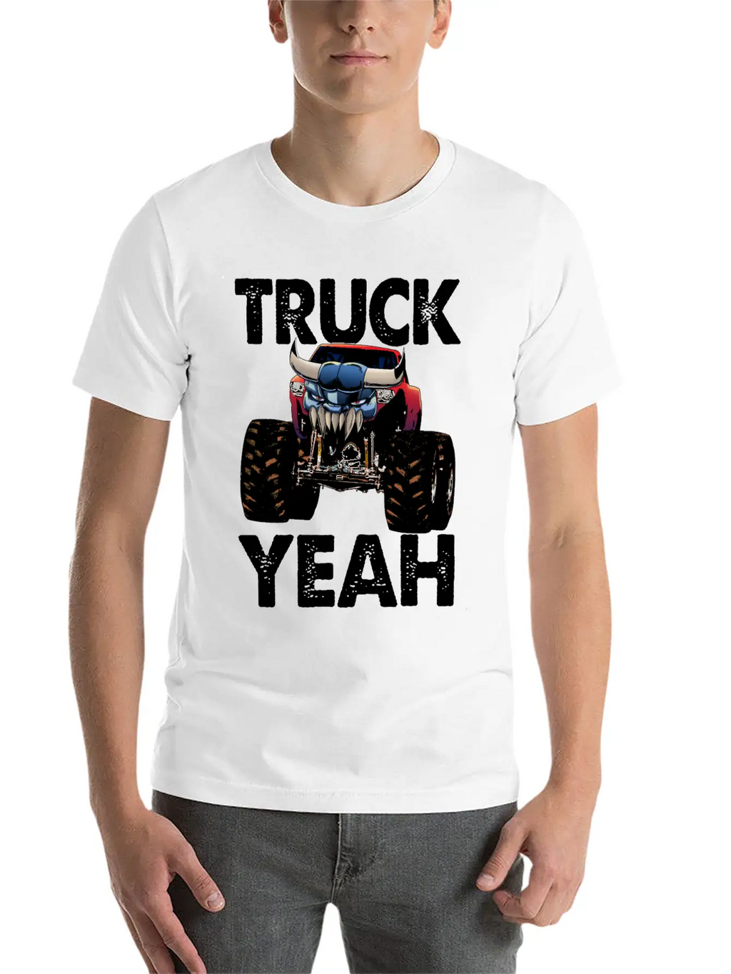Truck Yeah Essential Cotton Tee For Daily Outfits – Unisex Style