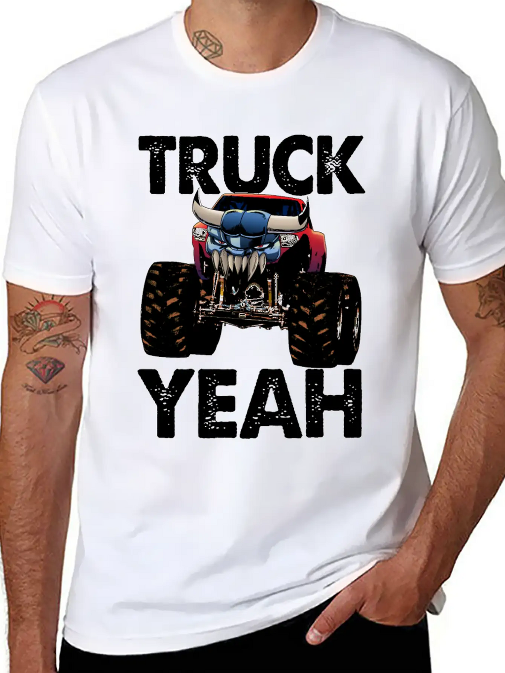 Truck Yeah Essential Cotton Tee For Daily Outfits – Unisex Style