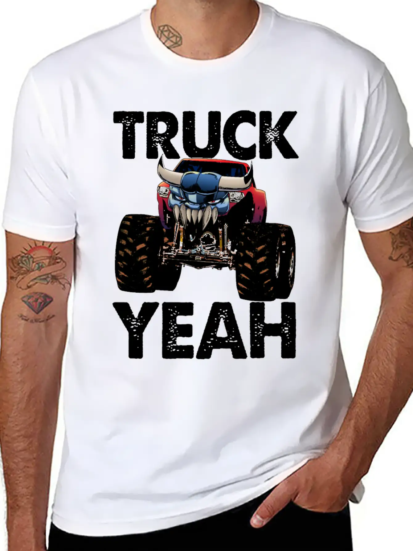 Truck Yeah Essential Cotton Tee For Daily Outfits – Unisex Style
