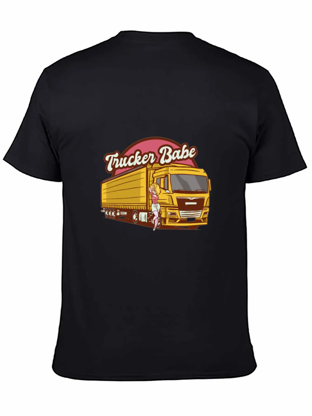Trucker Babe Mechanic Trucking Truck Driver Breathable Soft Cotton T-Shirt – Timeless Casual Look
