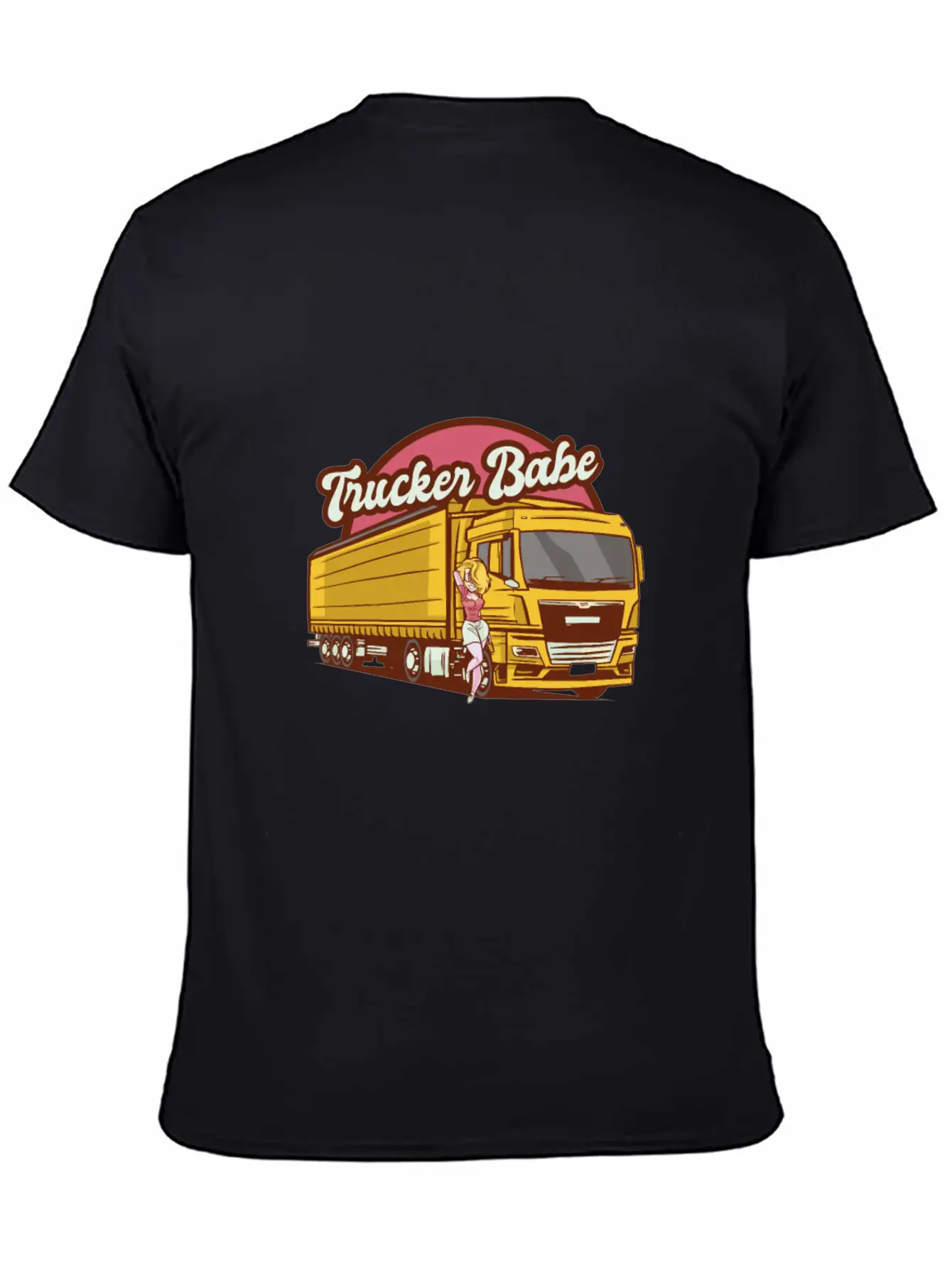 Trucker Babe Mechanic Trucking Truck Driver Breathable Soft Cotton T-Shirt – Timeless Casual Look
