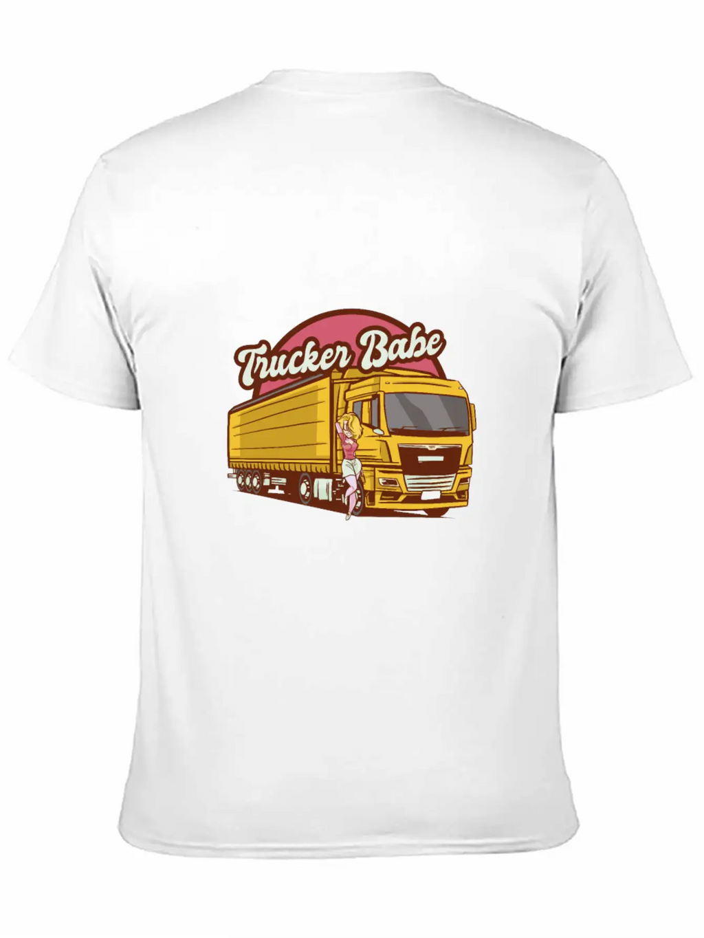 Trucker Babe Mechanic Trucking Truck Driver Breathable Soft Cotton T-Shirt – Timeless Casual Look