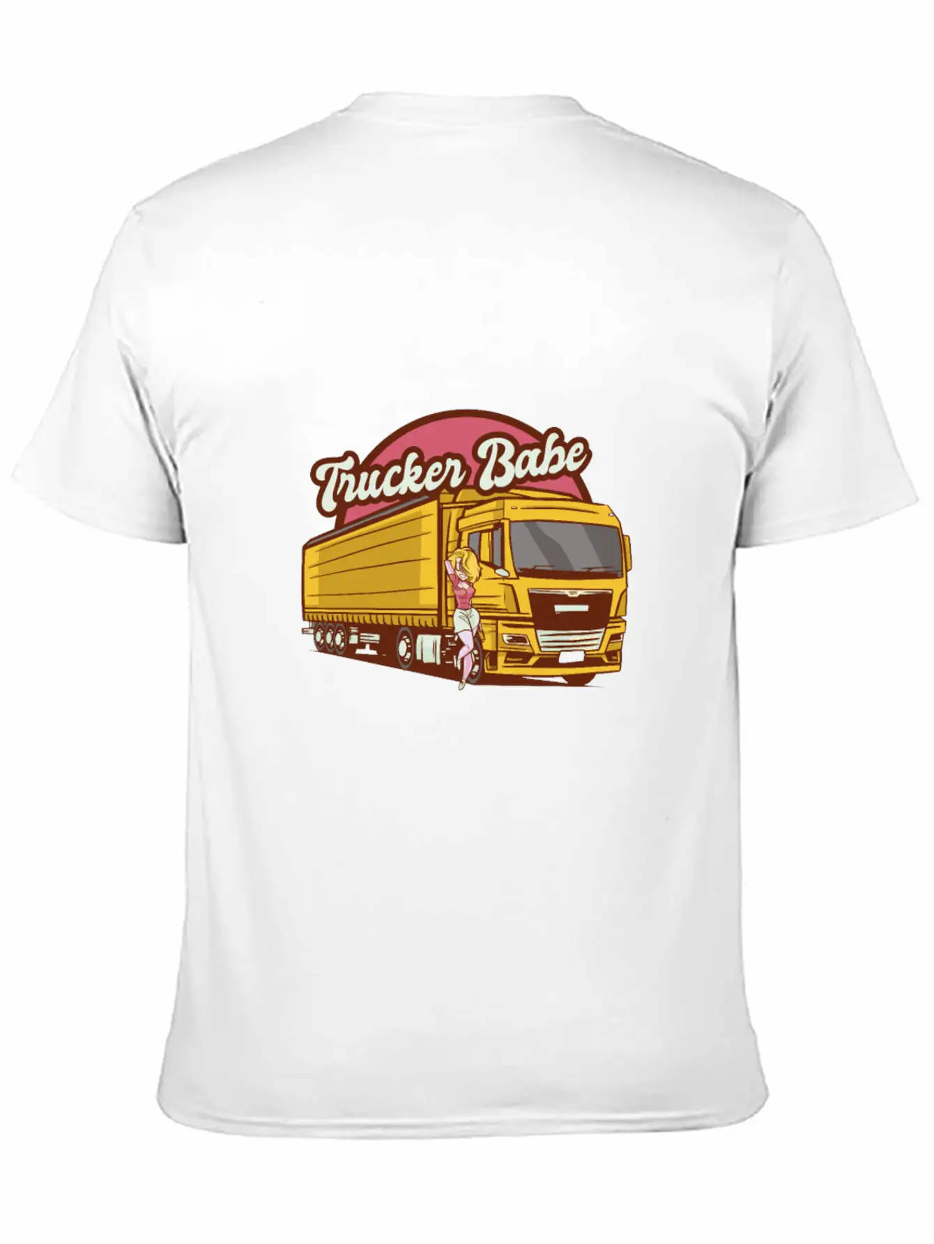 Trucker Babe Mechanic Trucking Truck Driver Breathable Soft Cotton T-Shirt – Timeless Casual Look