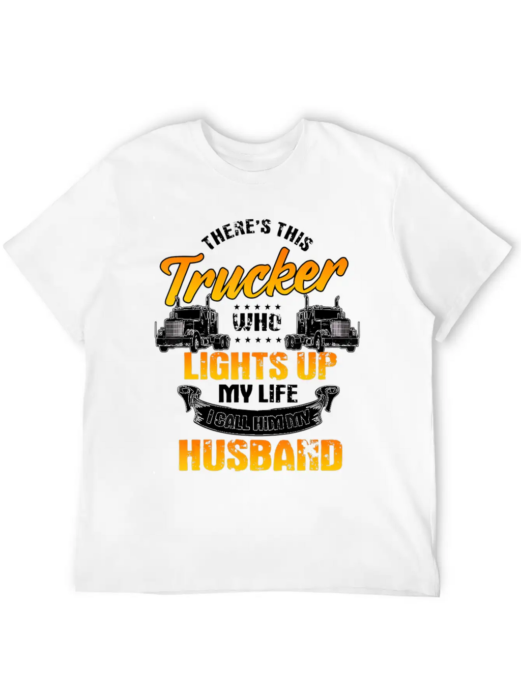 Trucker Gifts Tractor Trailer Truck 18 Wheeler Mar Breathable Soft Cotton T-Shirt – Timeless Casual Look
