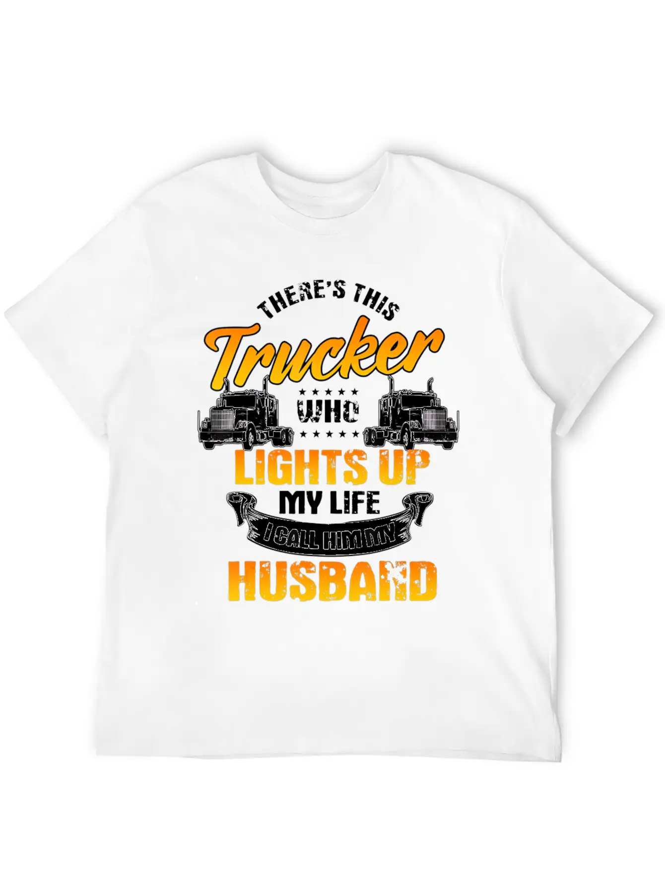 Trucker Gifts Tractor Trailer Truck 18 Wheeler Mar Breathable Soft Cotton T-Shirt – Timeless Casual Look
