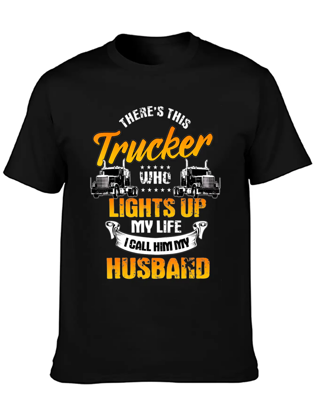 Trucker Gifts Tractor Trailer Truck 18 Wheeler Mar Breathable Soft Cotton T-Shirt – Timeless Casual Look