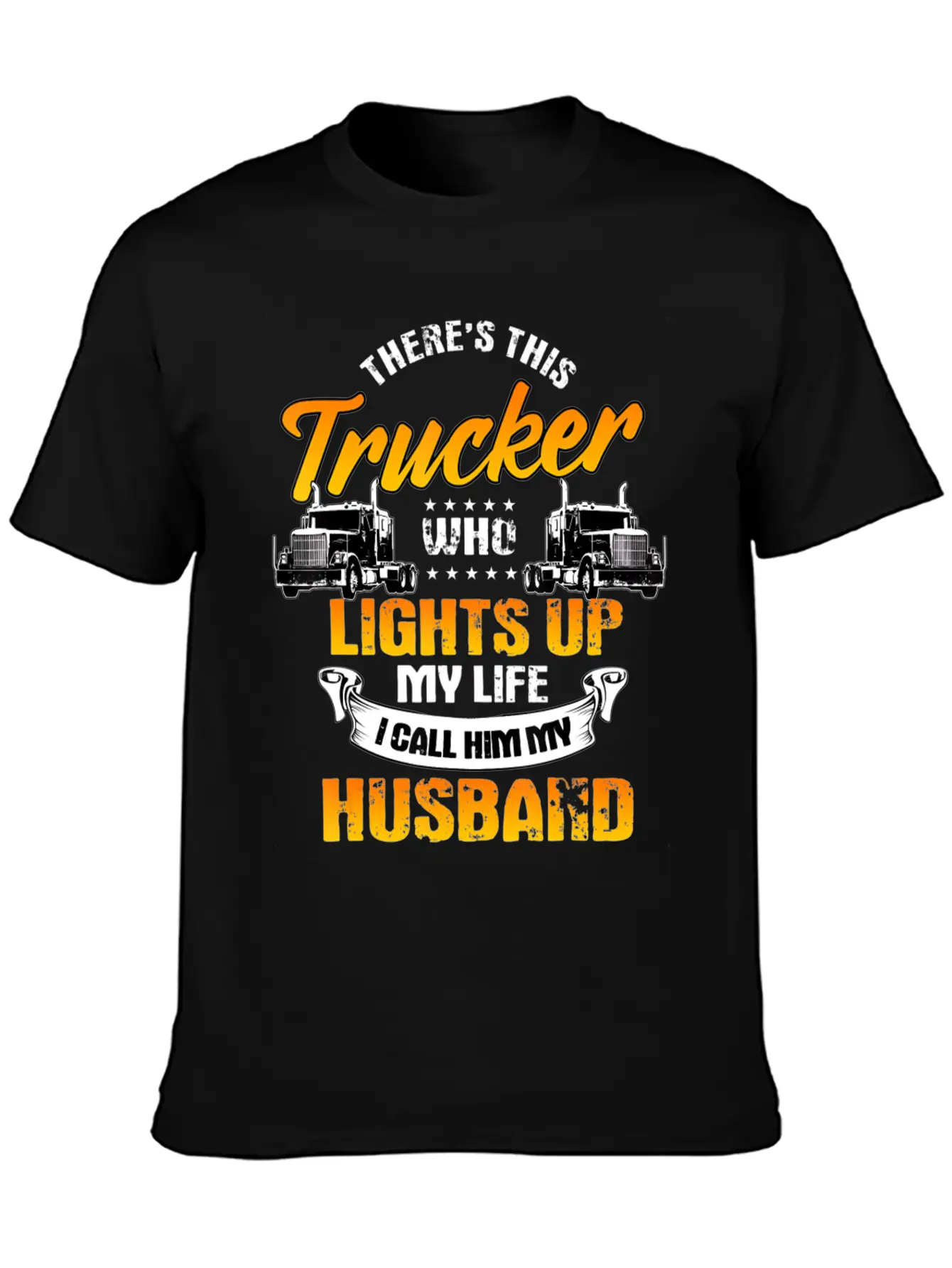 Trucker Gifts Tractor Trailer Truck 18 Wheeler Mar Breathable Soft Cotton T-Shirt – Timeless Casual Look