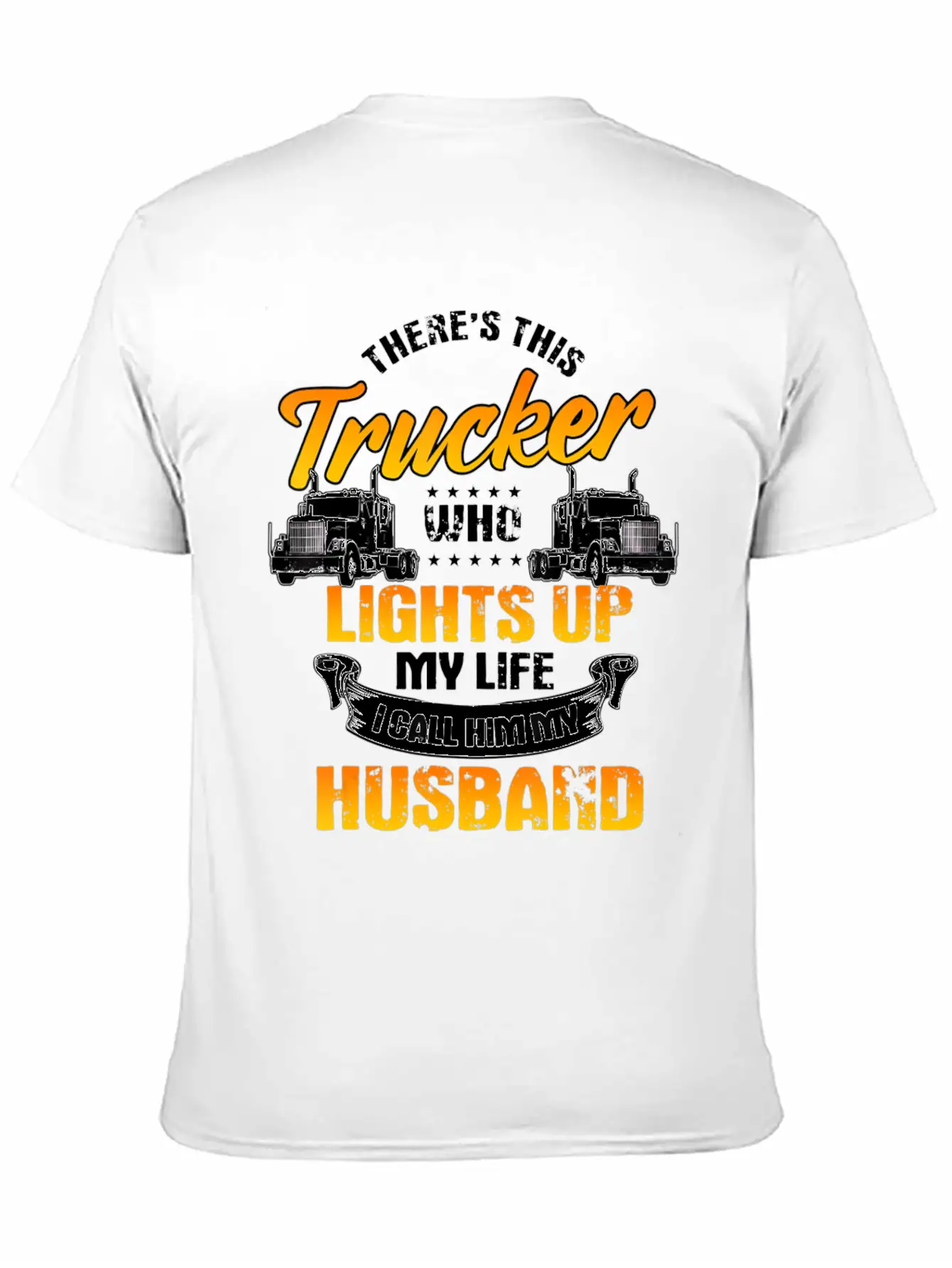 Trucker Gifts Tractor Trailer Truck 18 Wheeler Mar Breathable Soft Cotton T-Shirt – Timeless Casual Look