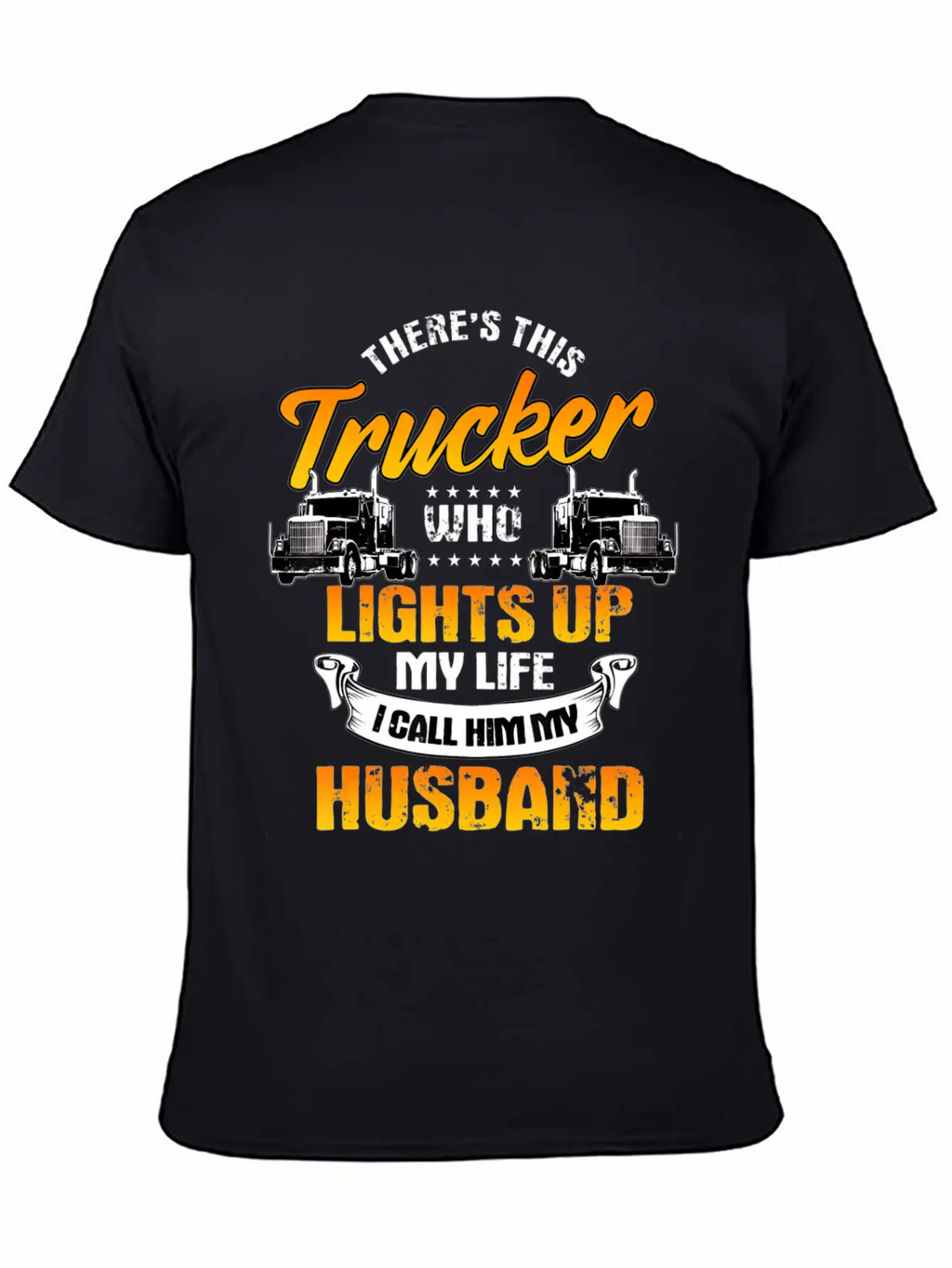 Trucker Gifts Tractor Trailer Truck 18 Wheeler Mar Breathable Soft Cotton T-Shirt – Timeless Casual Look
