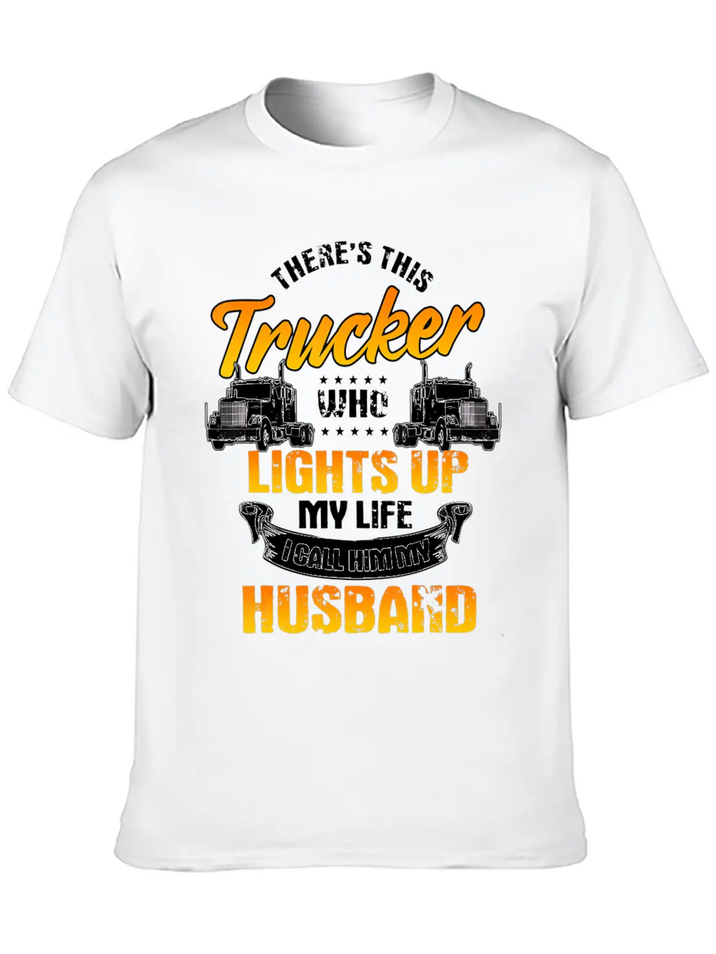 Trucker Gifts Tractor Trailer Truck 18 Wheeler Mar Breathable Soft Cotton T-Shirt – Timeless Casual Look