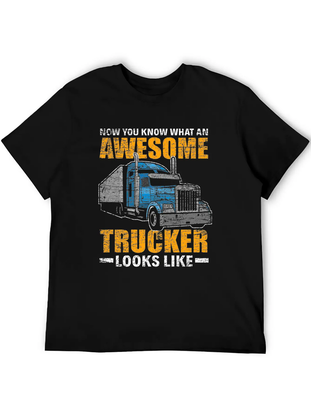 Trucker Truck Driver Essential Cotton Tee For Daily Outfits – Unisex Style
