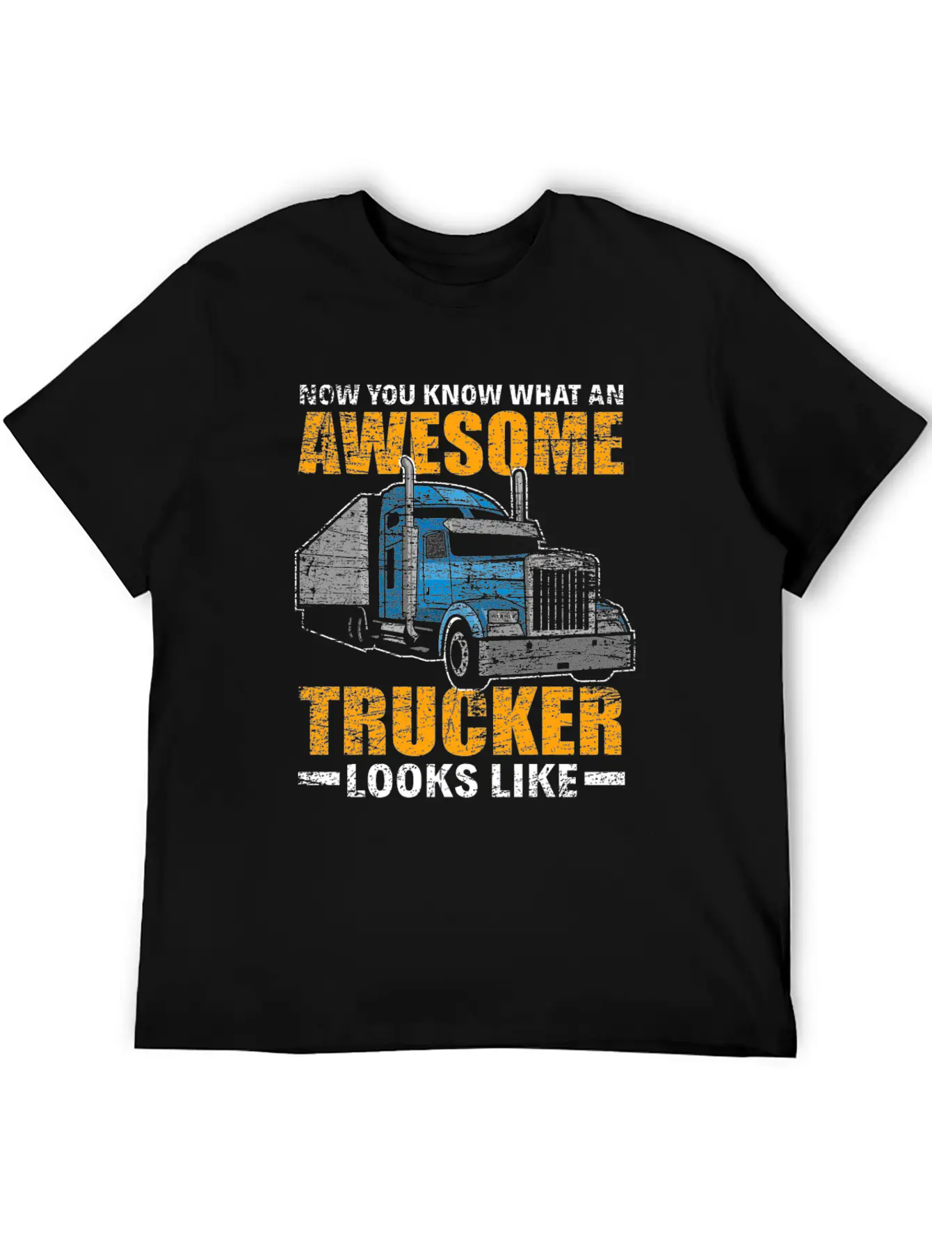 Trucker Truck Driver Essential Cotton Tee For Daily Outfits – Unisex Style